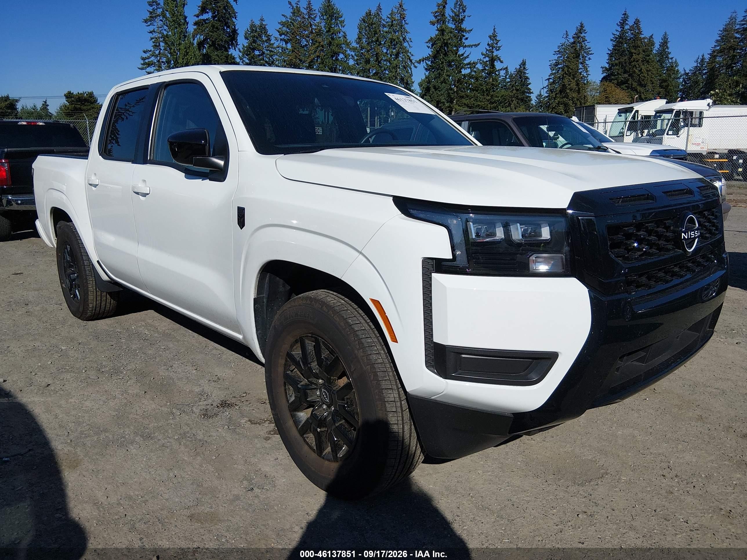 2026 Nissan Frontier VIN 1N6ED1EJXTN630422 — IAAI salvage auction photo