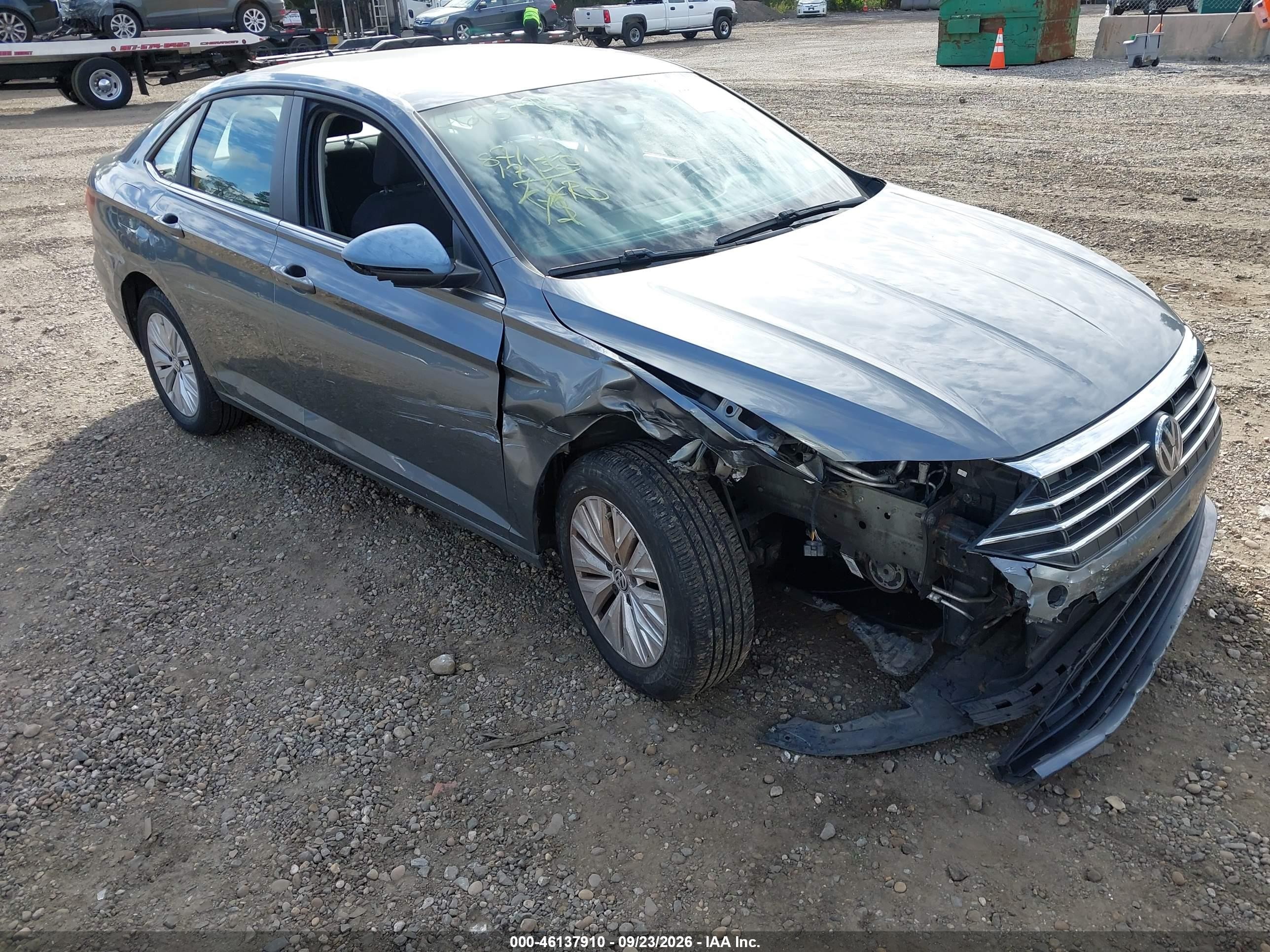 2019 Volkswagen Jetta VIN 3VWC57BUXKM122322 IAAI salvage auction — Normal Wear, Clear (New York), sold $3,150 on 2026-10-01 (photo 1)