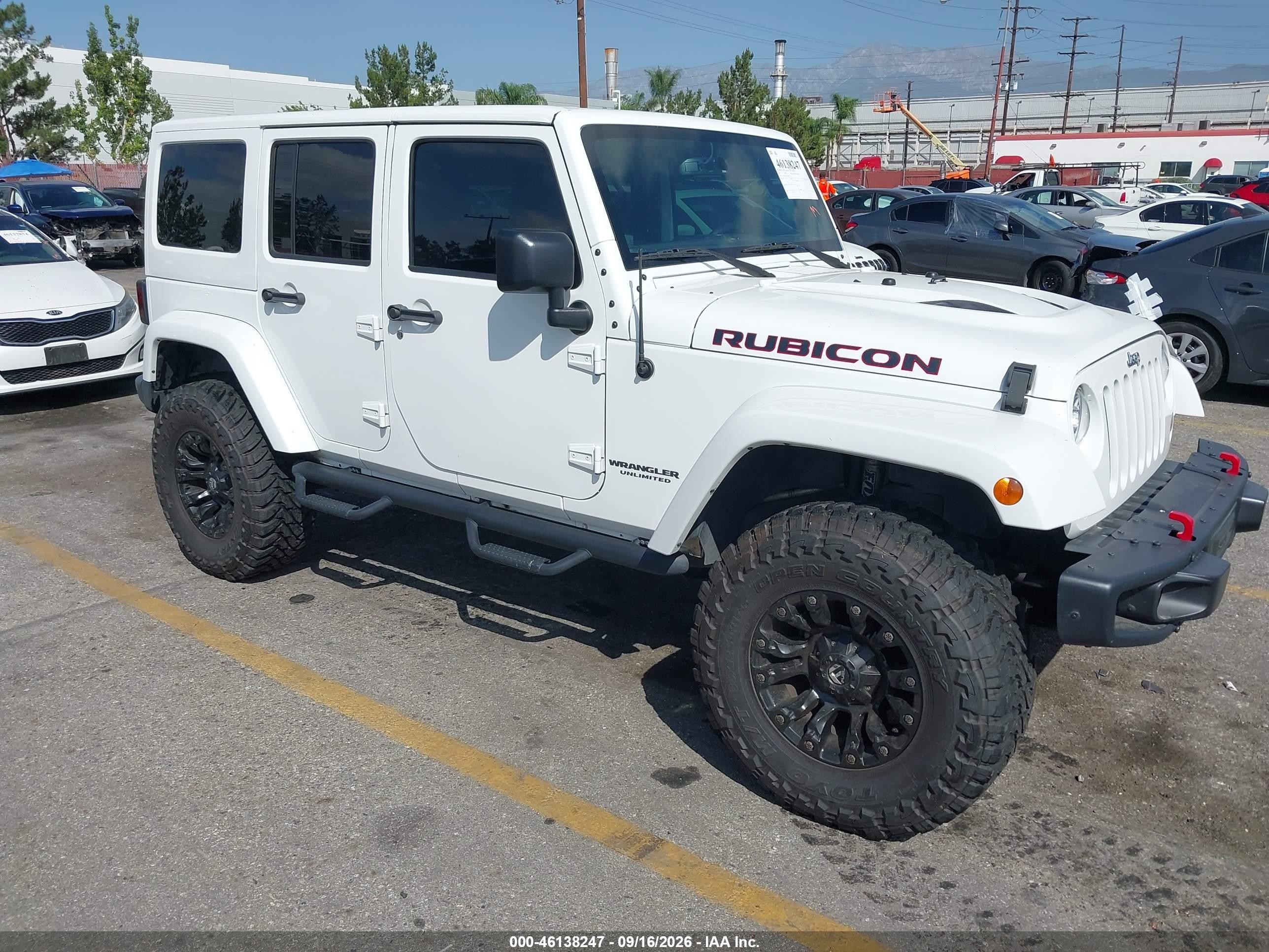 2017 Jeep Wrangler Unlimited VIN 1C4BJWFGXHL532394 — IAAI salvage auction photo