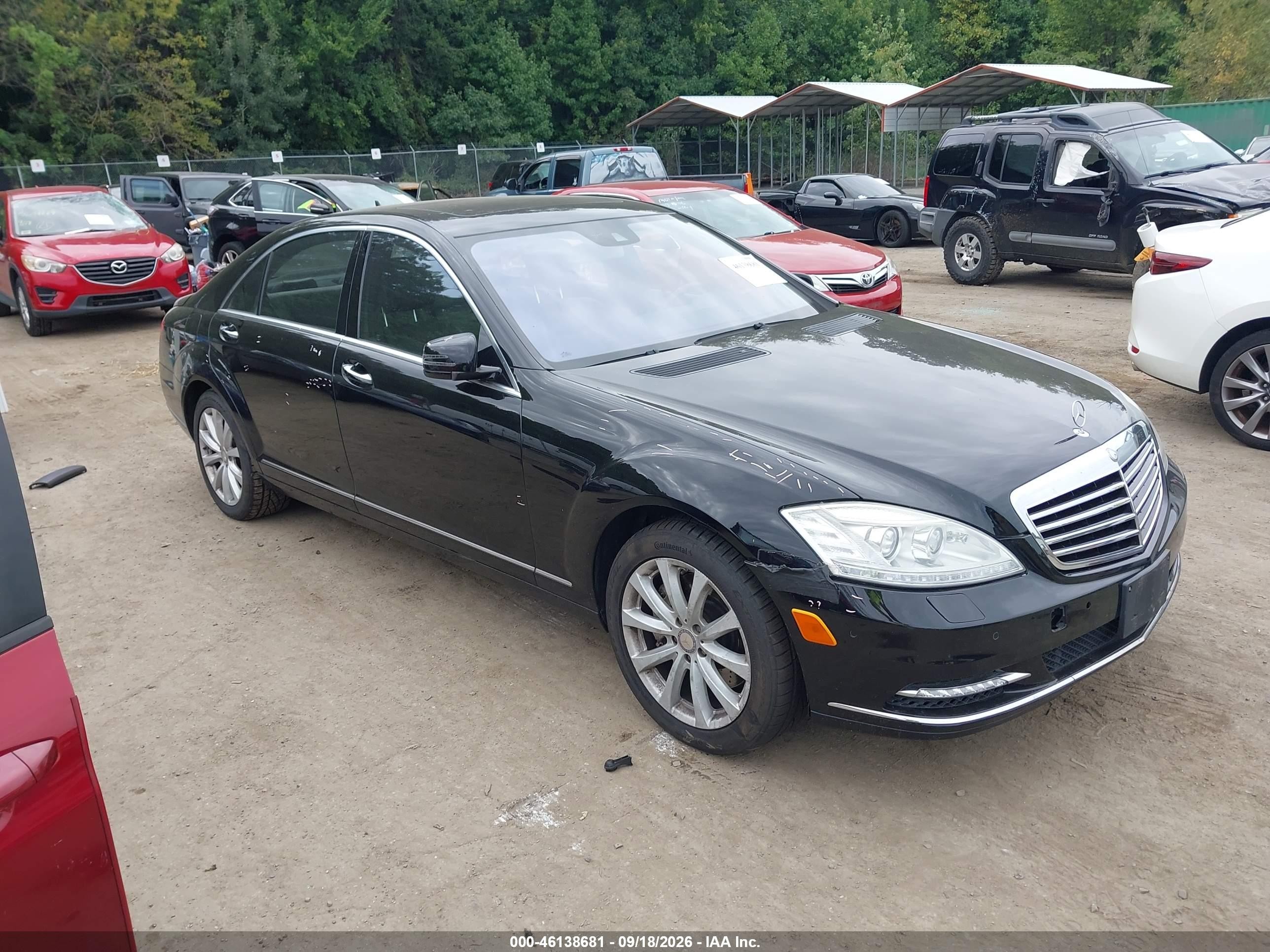 2013 Mercedes-Benz S-Class VIN WDDNG8DB4DA529873 — IAAI salvage auction photo