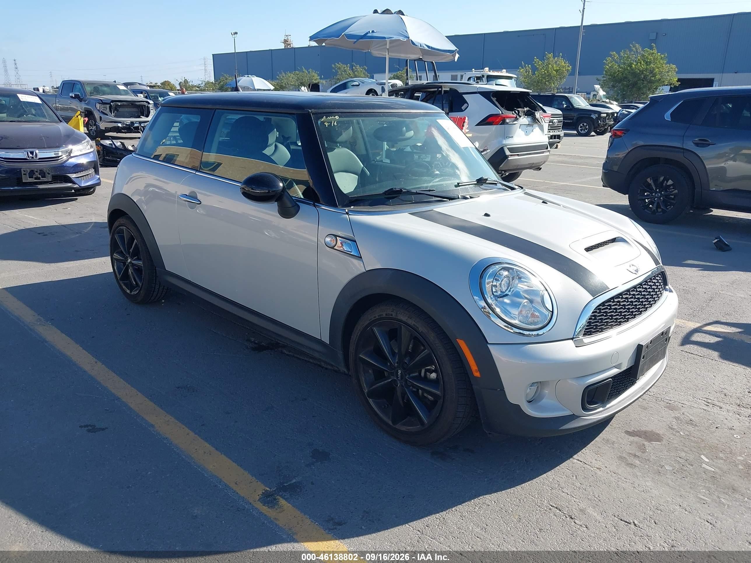 2012 Mini VIN WMWSV3C50CT385319 IAAI salvage auction — Mechanical, Salvage (California), sold $1,000 on 2026-09-25 (photo 1)