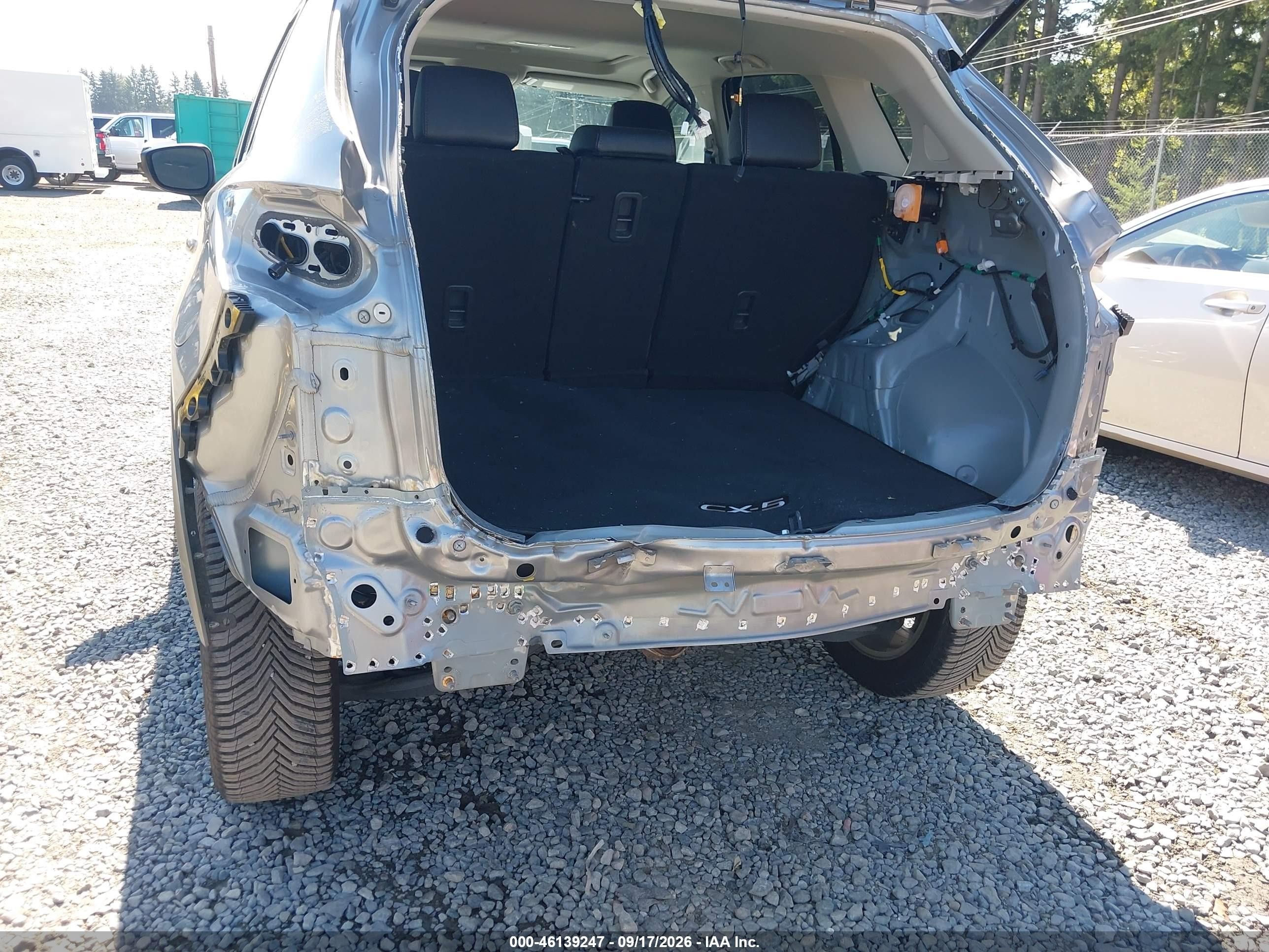 2015 Mazda Cx-5 VIN JM3KE4DY7F0469720 IAAI salvage auction — Rear End, Bill Of Sale (Washington), sold $2,800 on 2026-09-29 (photo 6)