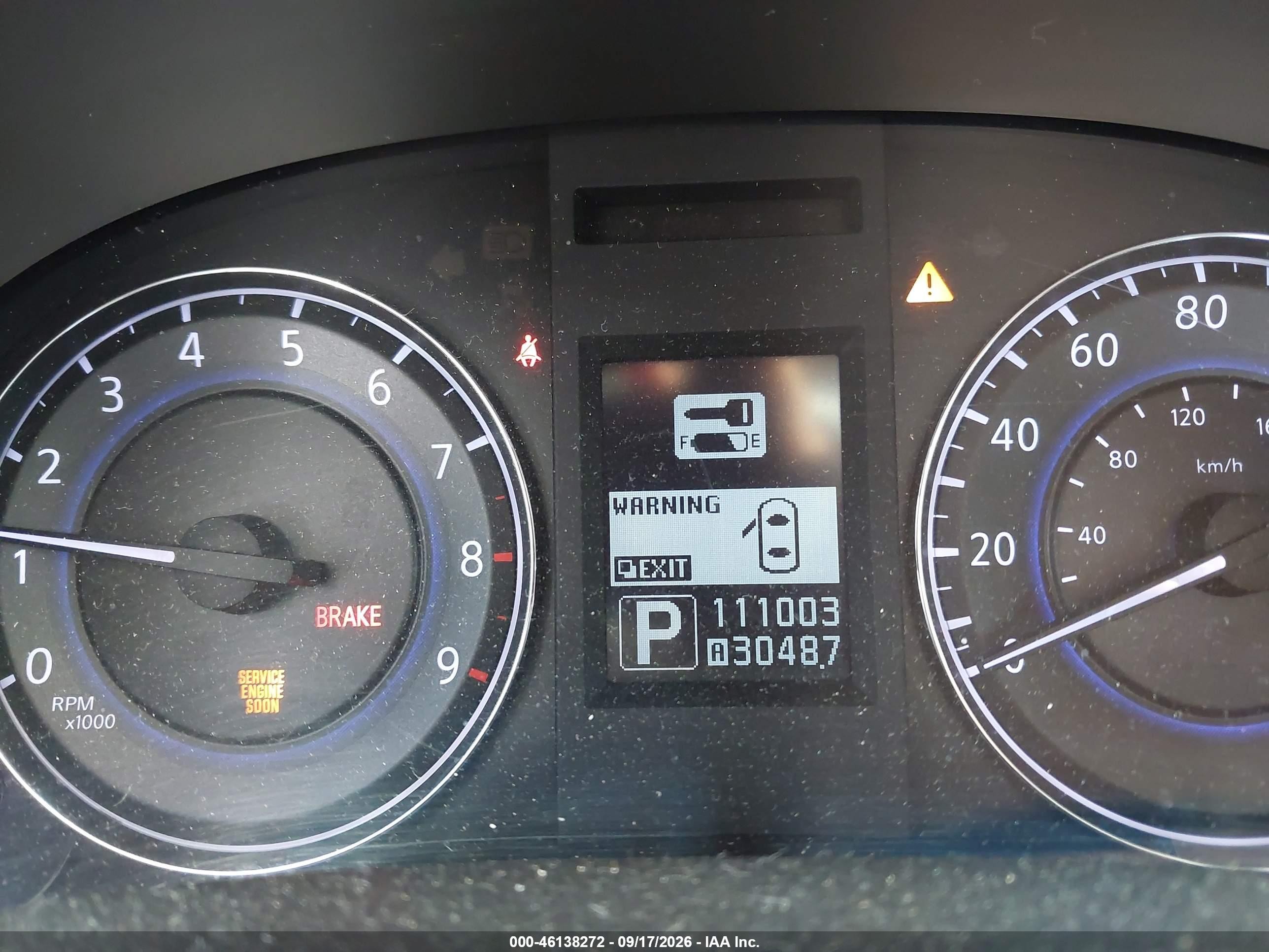 2012 Infiniti G37 VIN JN1CV6AP2CM625805 IAAI salvage auction — Normal Wear, Salvage Title - Dealer (California), sold $2,000 on 2026-10-04 (photo 7)