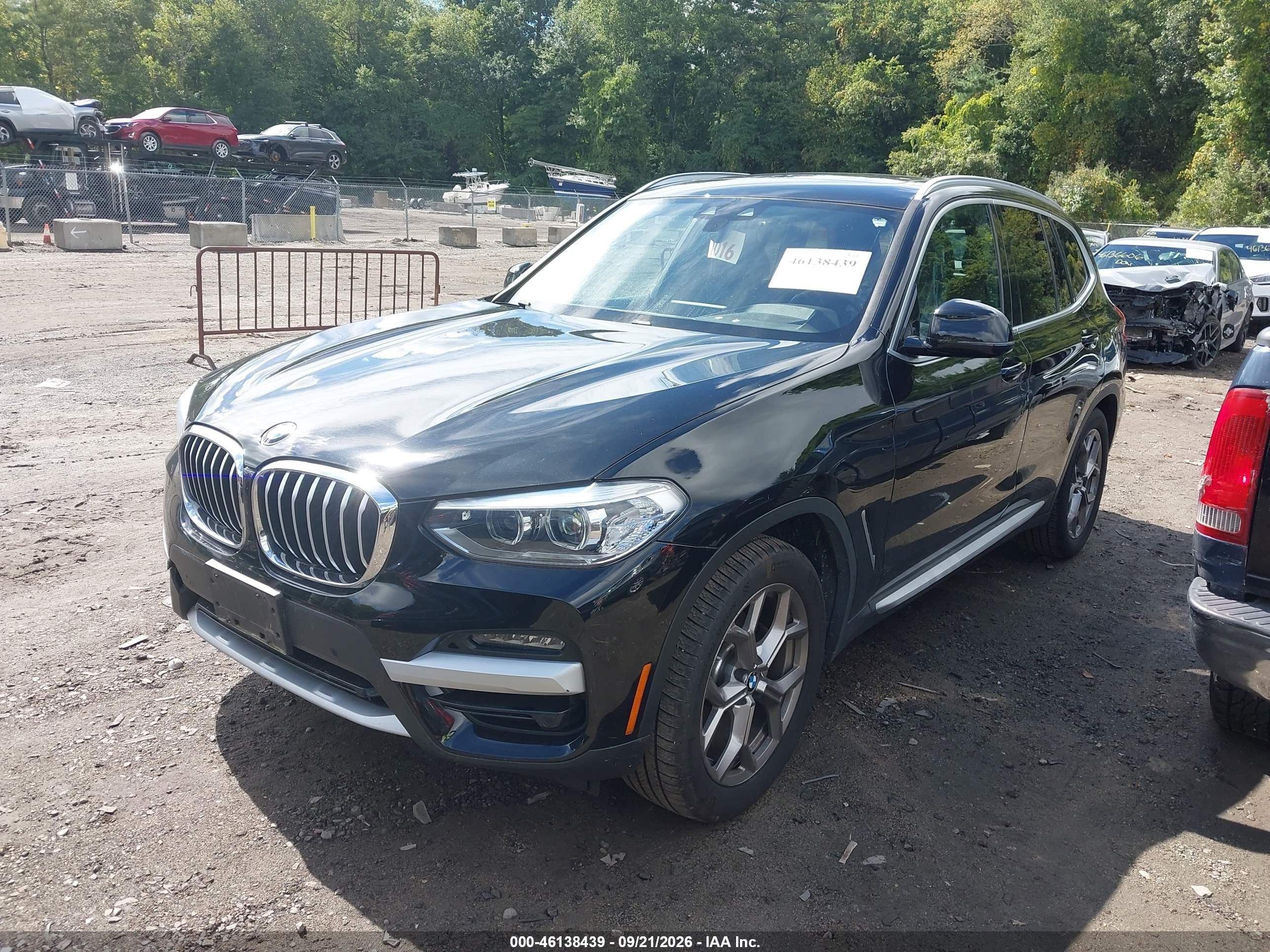 2020 BMW X3 VIN 5UXTY5C09L9C93526 IAAI salvage auction — Water/Flood, Salvage (Massachusetts), sold $12,400 on 2026-10-06 (photo 2)