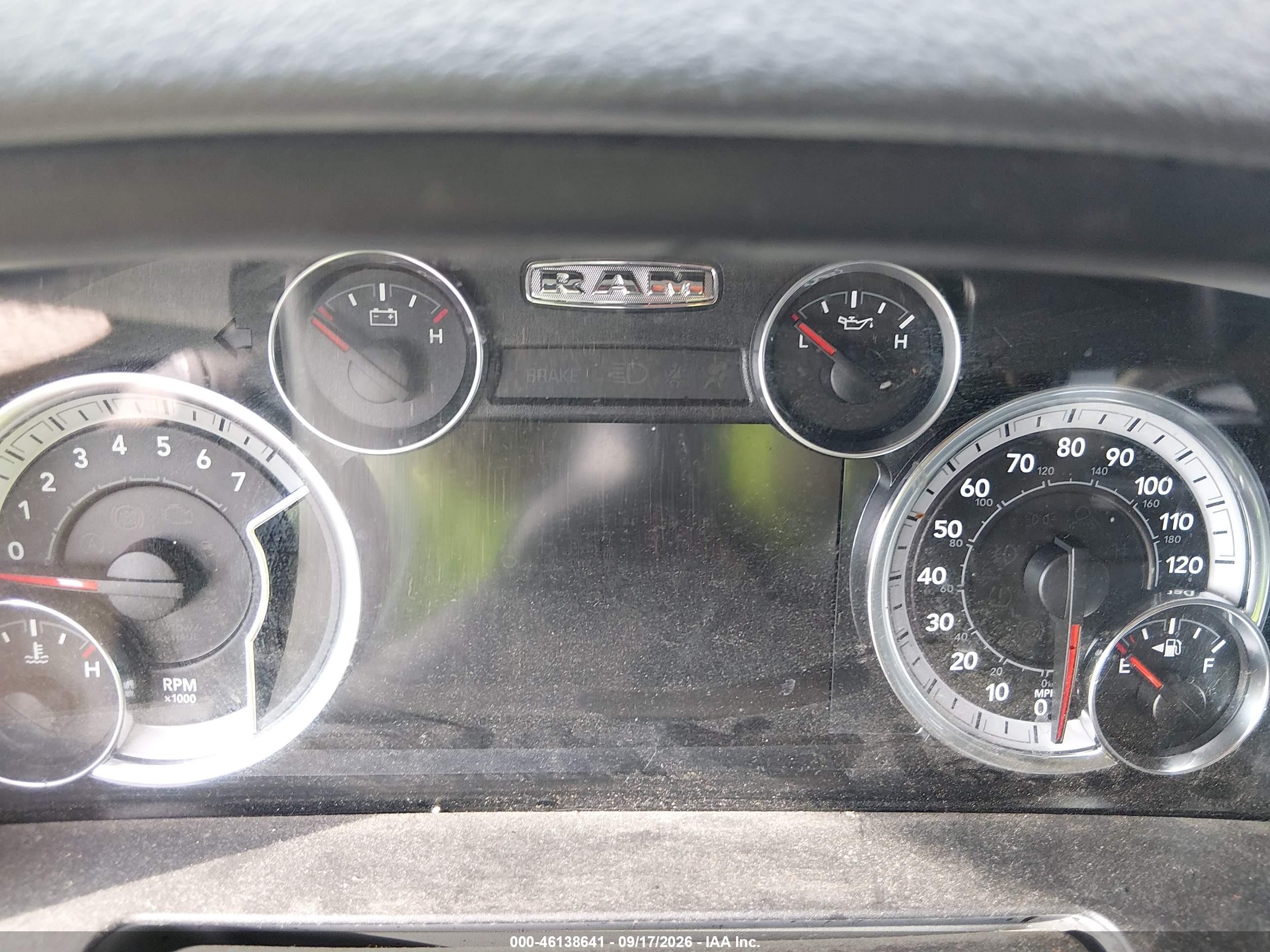 2017 Ram 1500 VIN 1C6RR7LT9HS649041 IAAI salvage auction — Front End, Salvage (Pennsylvania), sold $2,300 on 2026-10-02 (photo 7)