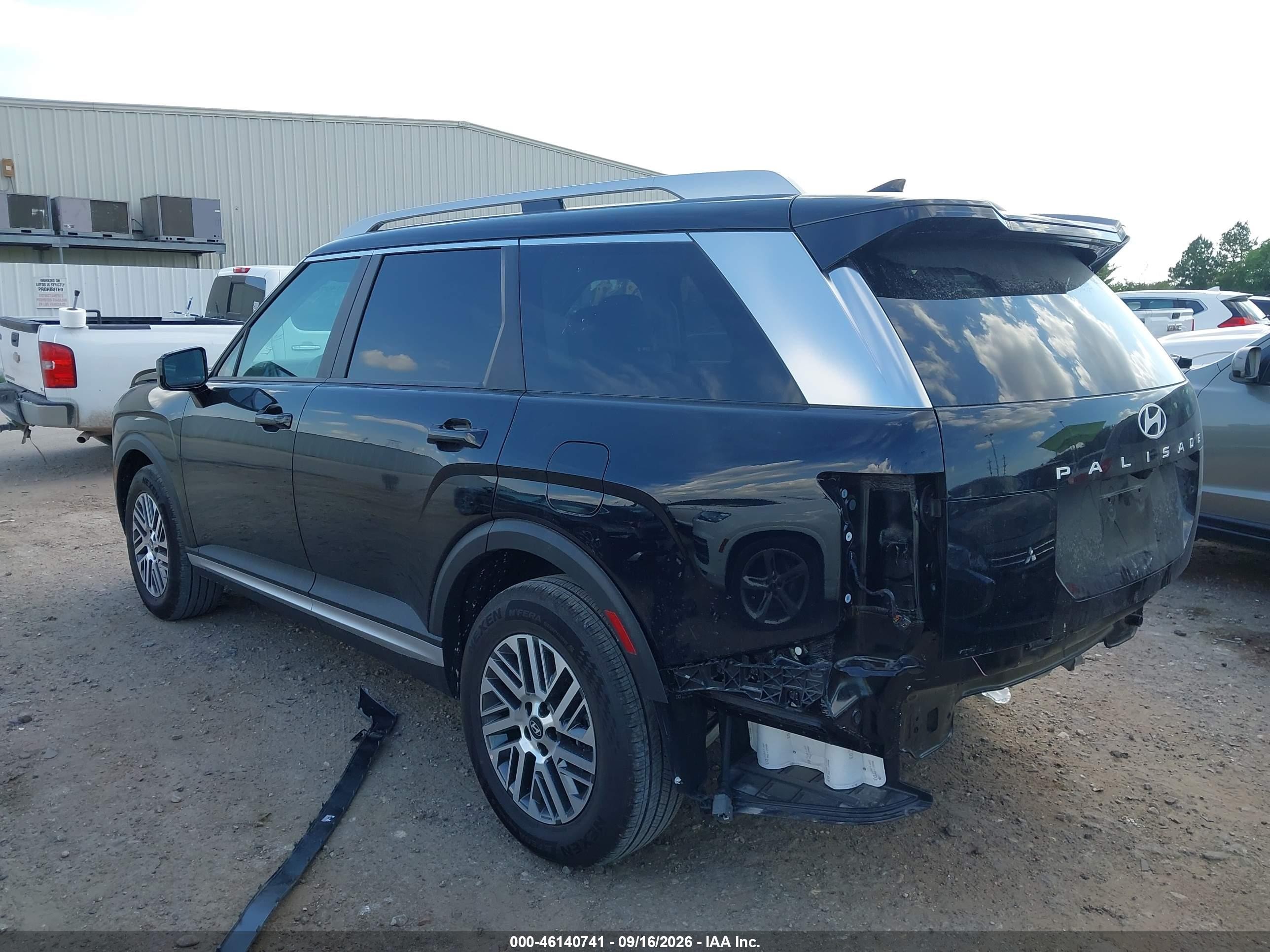 2026 Hyundai Palisade VIN KM8RL5S20TU130931 IAAI salvage auction — Rear End, Enterprise Vehicles Clear Only (Texas), sold $25,250 on 2026-09-23 (photo 3)