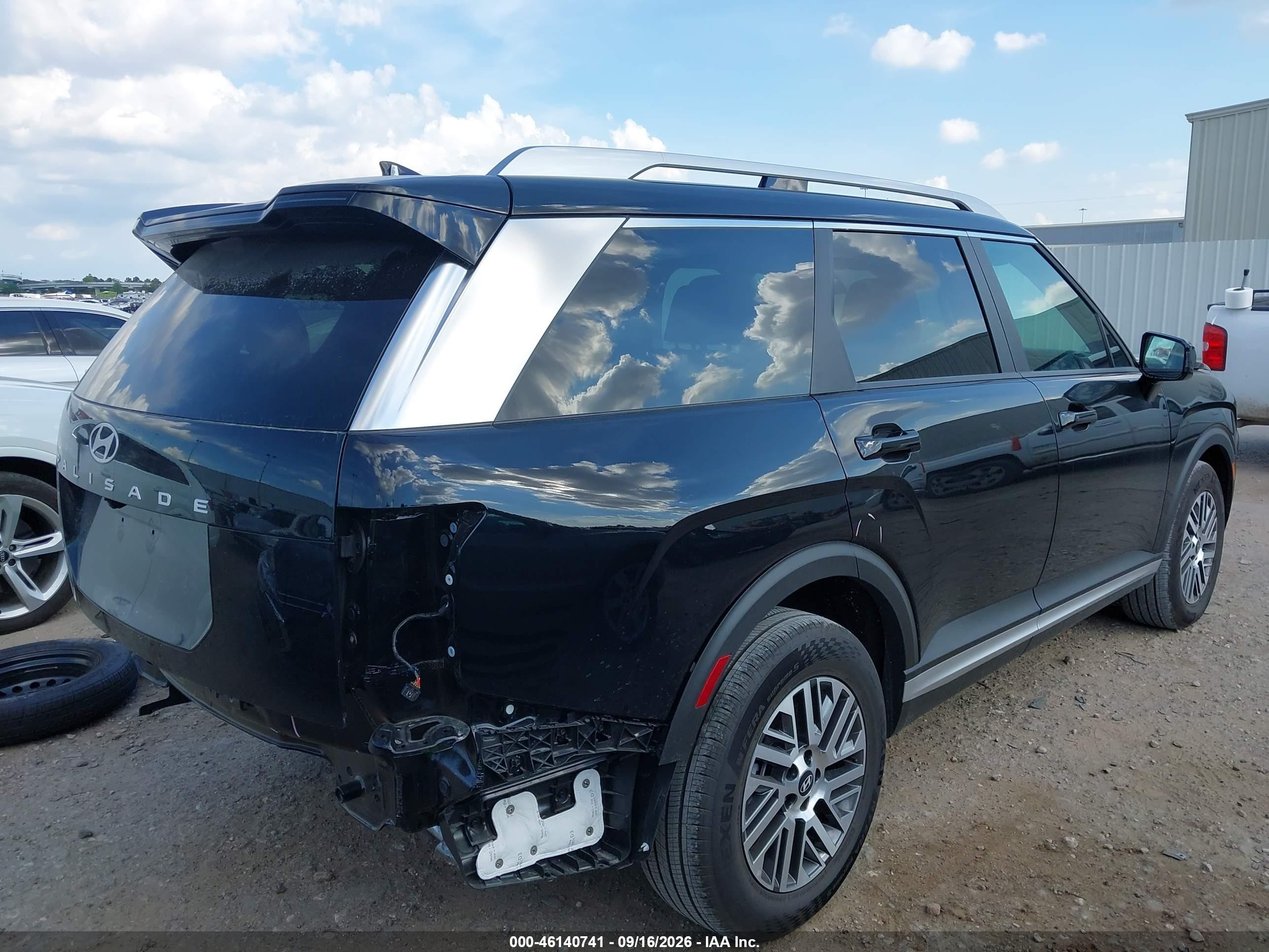 2026 Hyundai Palisade VIN KM8RL5S20TU130931 IAAI salvage auction — Rear End, Enterprise Vehicles Clear Only (Texas), sold $25,250 on 2026-09-23 (photo 4)