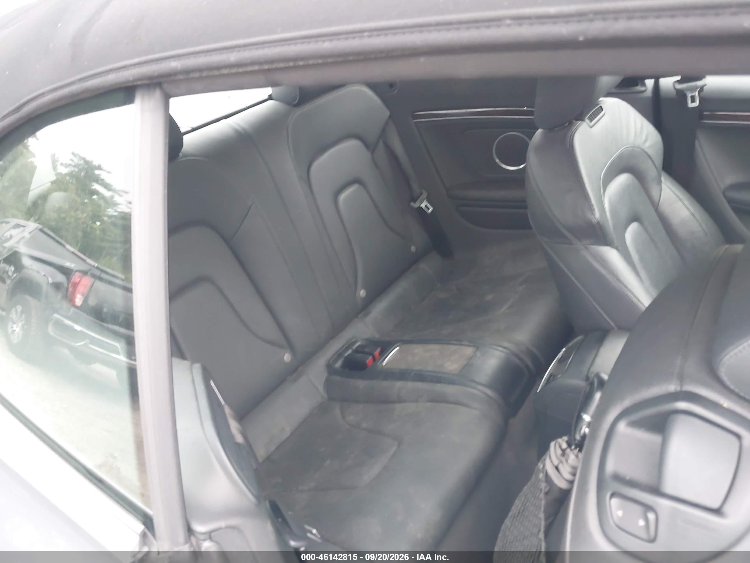 2014 Audi A5 VIN WAULFAFH5EN007449 IAAI salvage auction — Normal Wear, Clear (Massachusetts), sold $2,775 on 2026-09-26 (photo 8)
