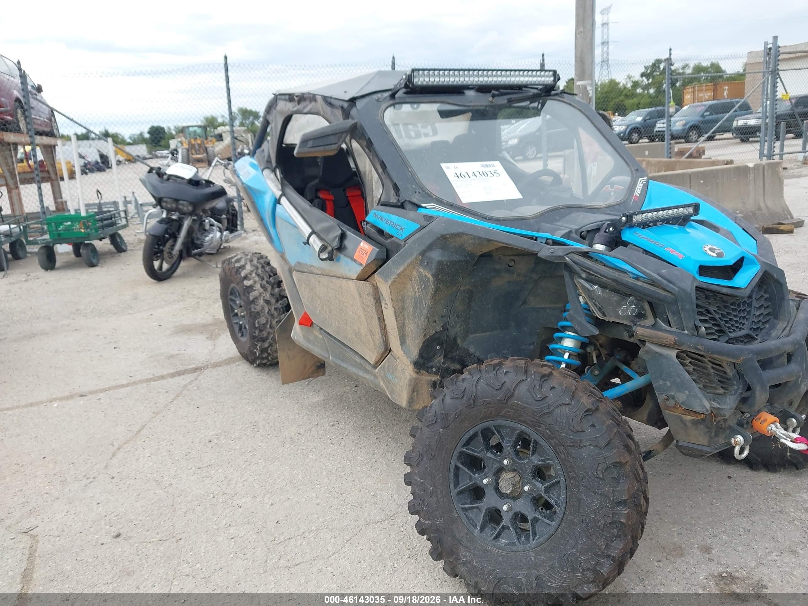 2022 Can-Am MAVERICK X3 VIN 3JBVGAV48NE000896 — IAAI salvage auction photo