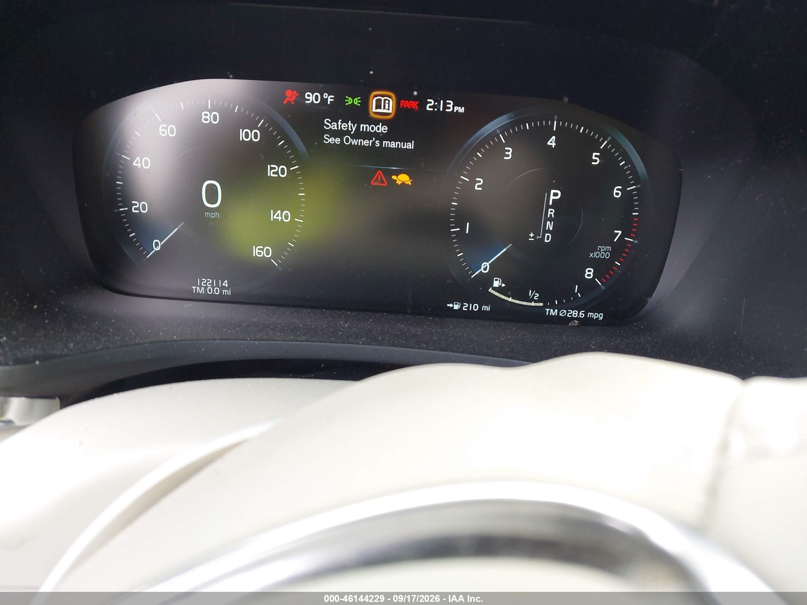 2020 Volvo V60 VIN YV1102EK7L2356040 IAAI salvage auction — Front End, Salvage - Greater Than 75% (Maryland), sold $2,500 on 2026-10-01 (photo 7)