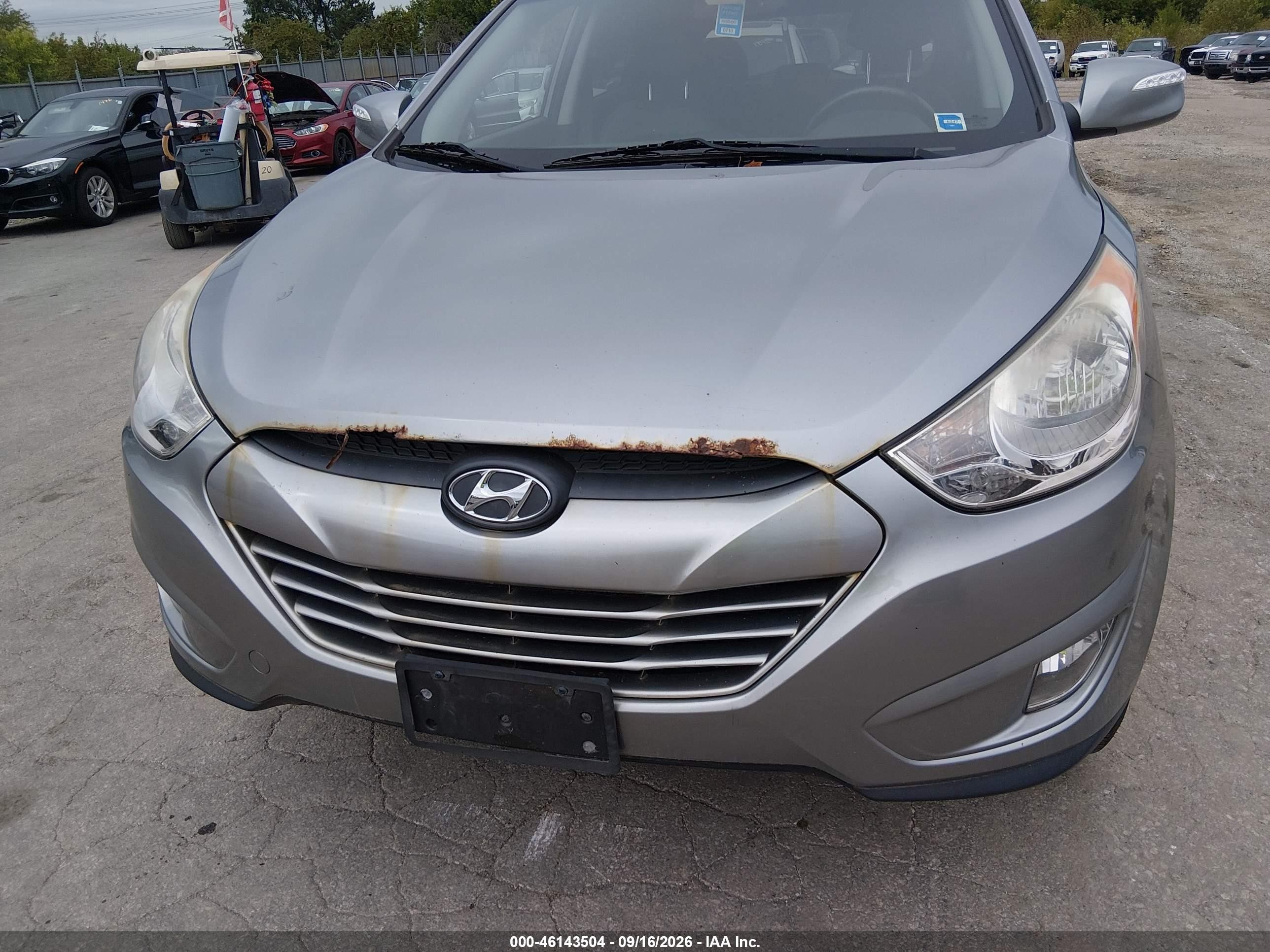 2013 Hyundai Tucson VIN KM8JUCAC4DU620685 IAAI salvage auction — Normal Wear, Clear (Illinois), sold $1,300 on 2026-10-23 (photo 6)