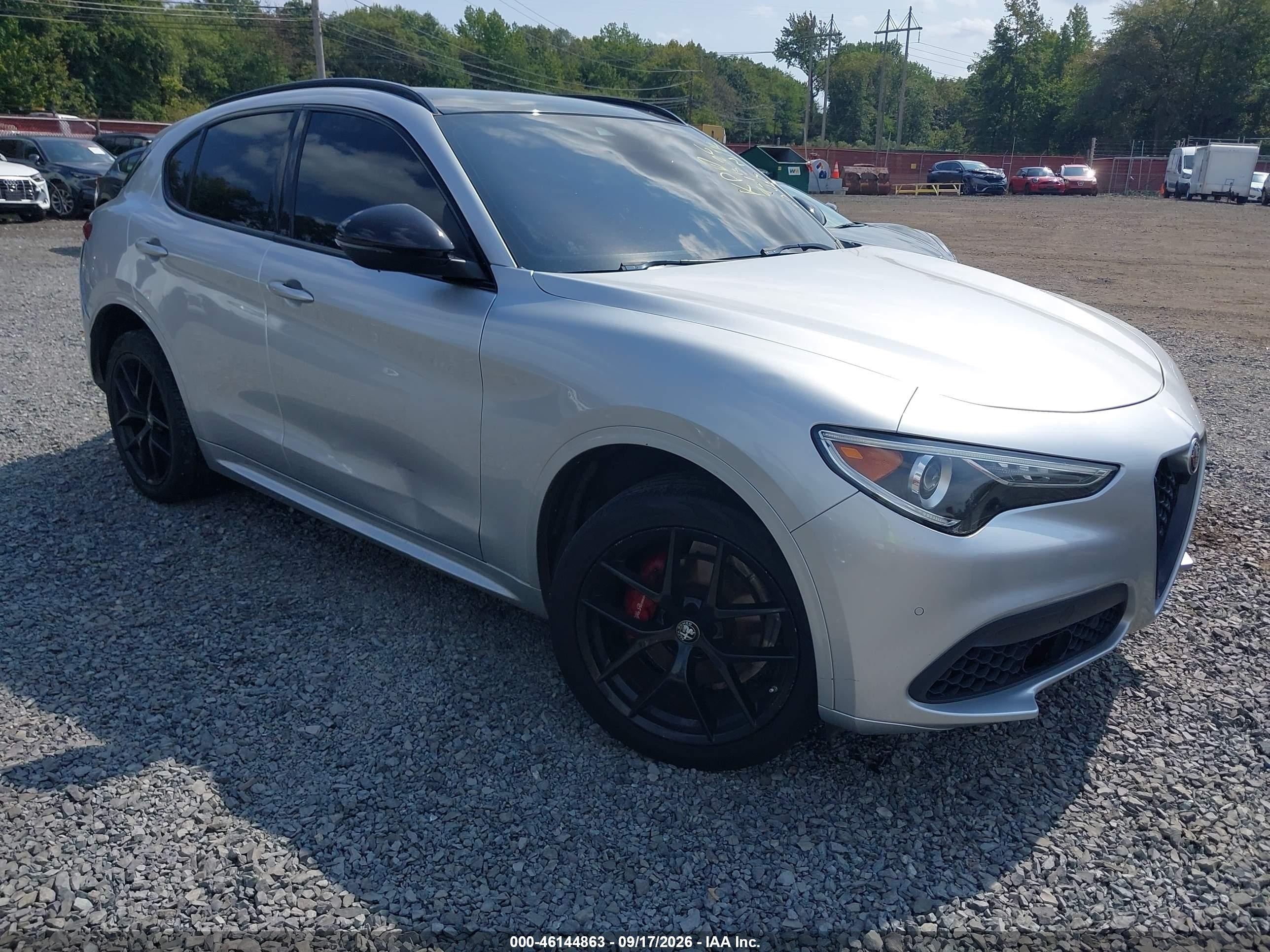 2021 Alfa Romeo Stelvio VIN ZASPAKBN1M7D08444 — IAAI salvage auction photo