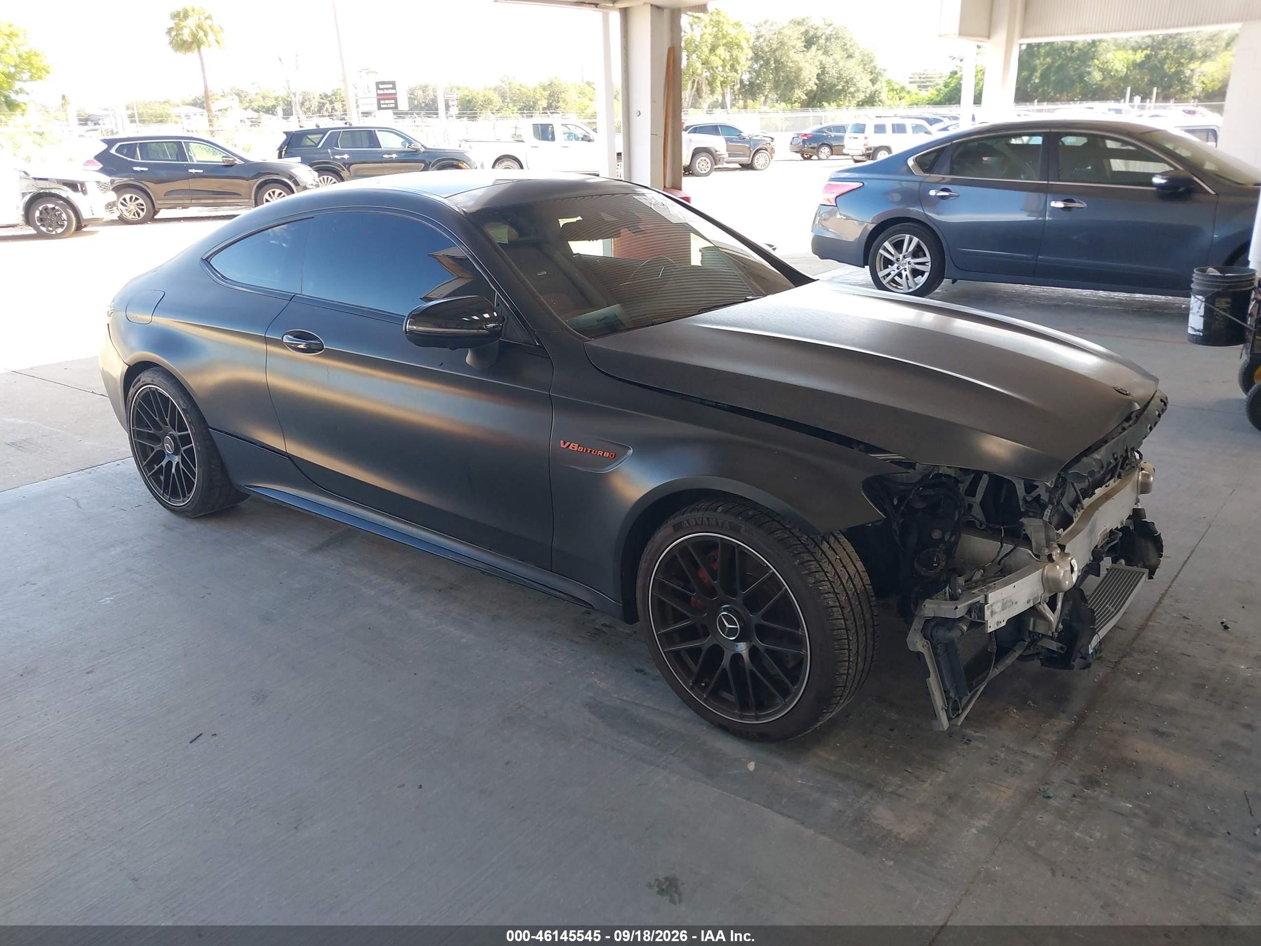 2017 Mercedes-Benz C-Class VIN WDDWJ8GB9HF478414 — IAAI salvage auction photo