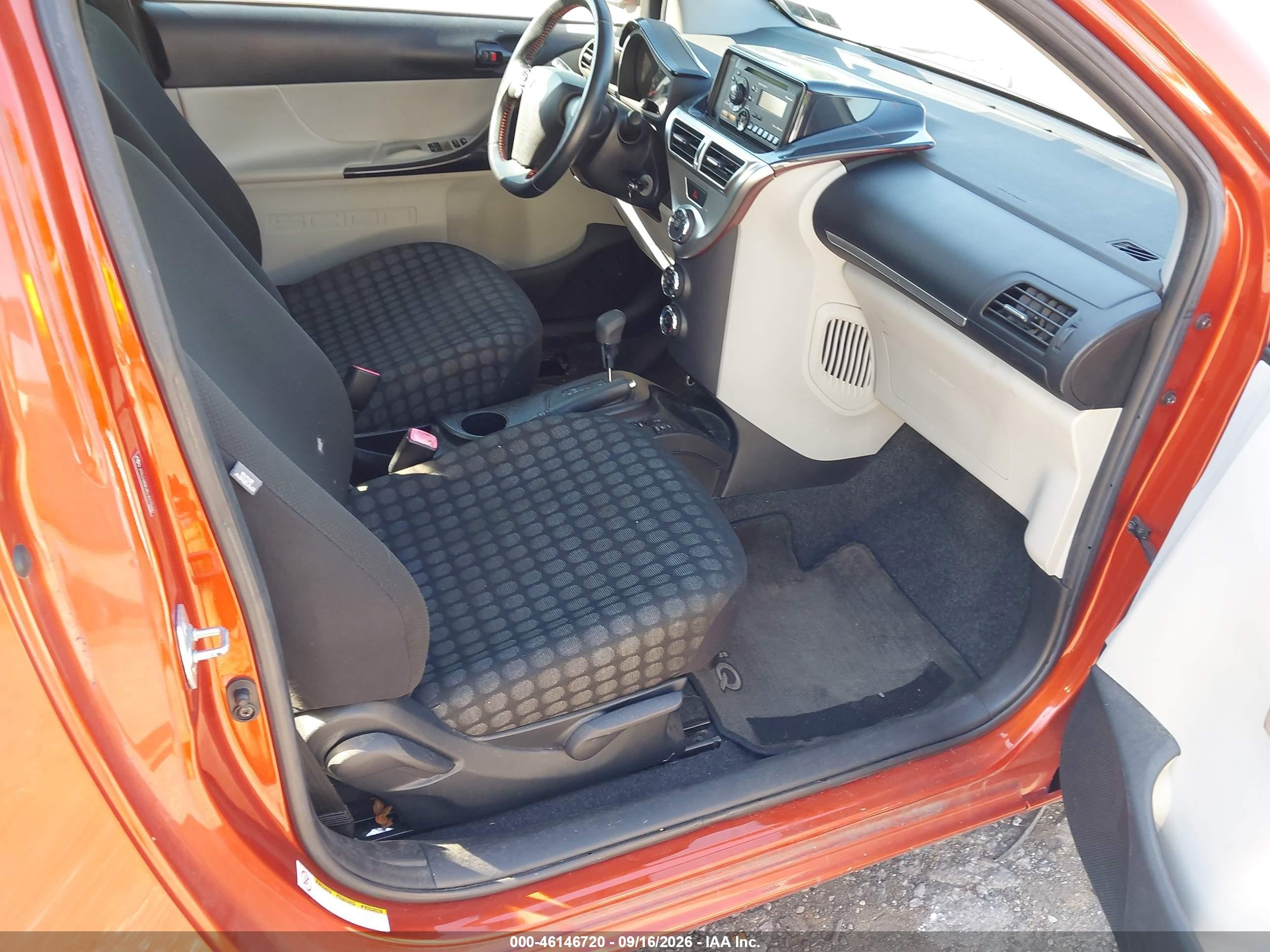 2013 Scion iQ VIN JTNJJXB04DJ023946 IAAI salvage auction — Normal Wear, Clear (Pennsylvania), sold $1,975 on 2026-09-27 (photo 5)