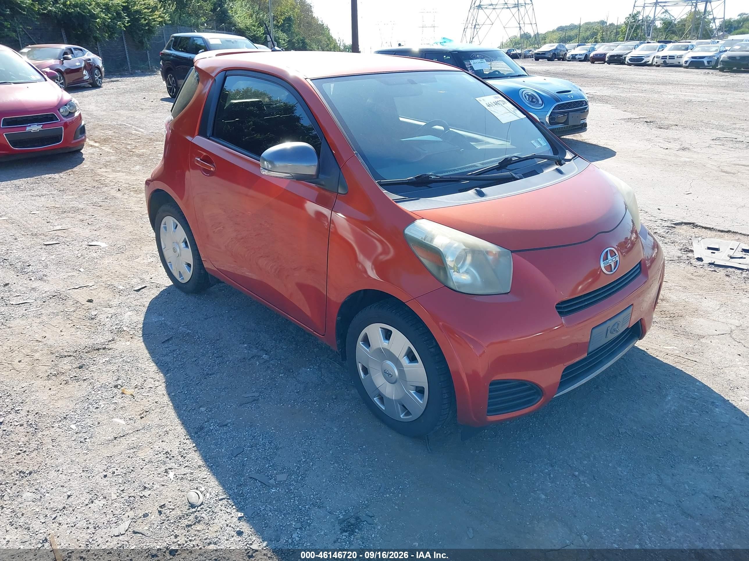2013 Scion iQ VIN JTNJJXB04DJ023946 IAAI salvage auction — Normal Wear, Clear (Pennsylvania), sold $1,975 on 2026-09-27 (photo 6)
