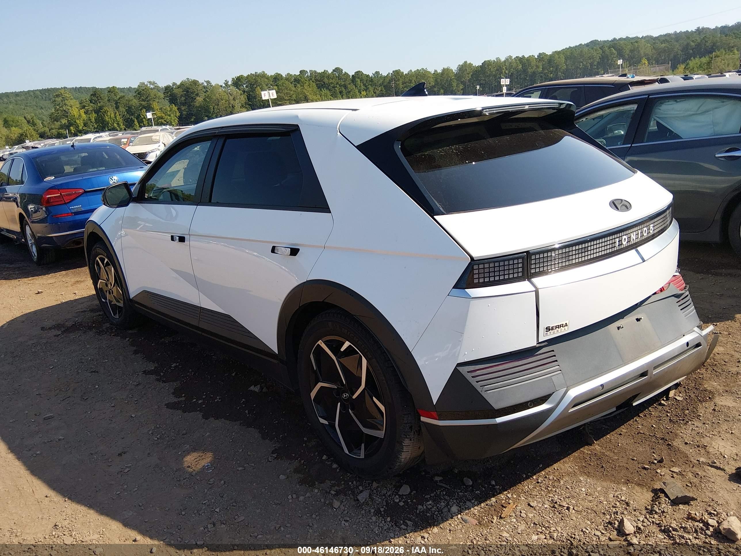 2022 Hyundai Ioniq 5 VIN KM8KN4AE3NU062838 IAAI salvage auction — Rear End, Salvage (Alabama), sold $7,900 on 2026-10-14 (photo 3)