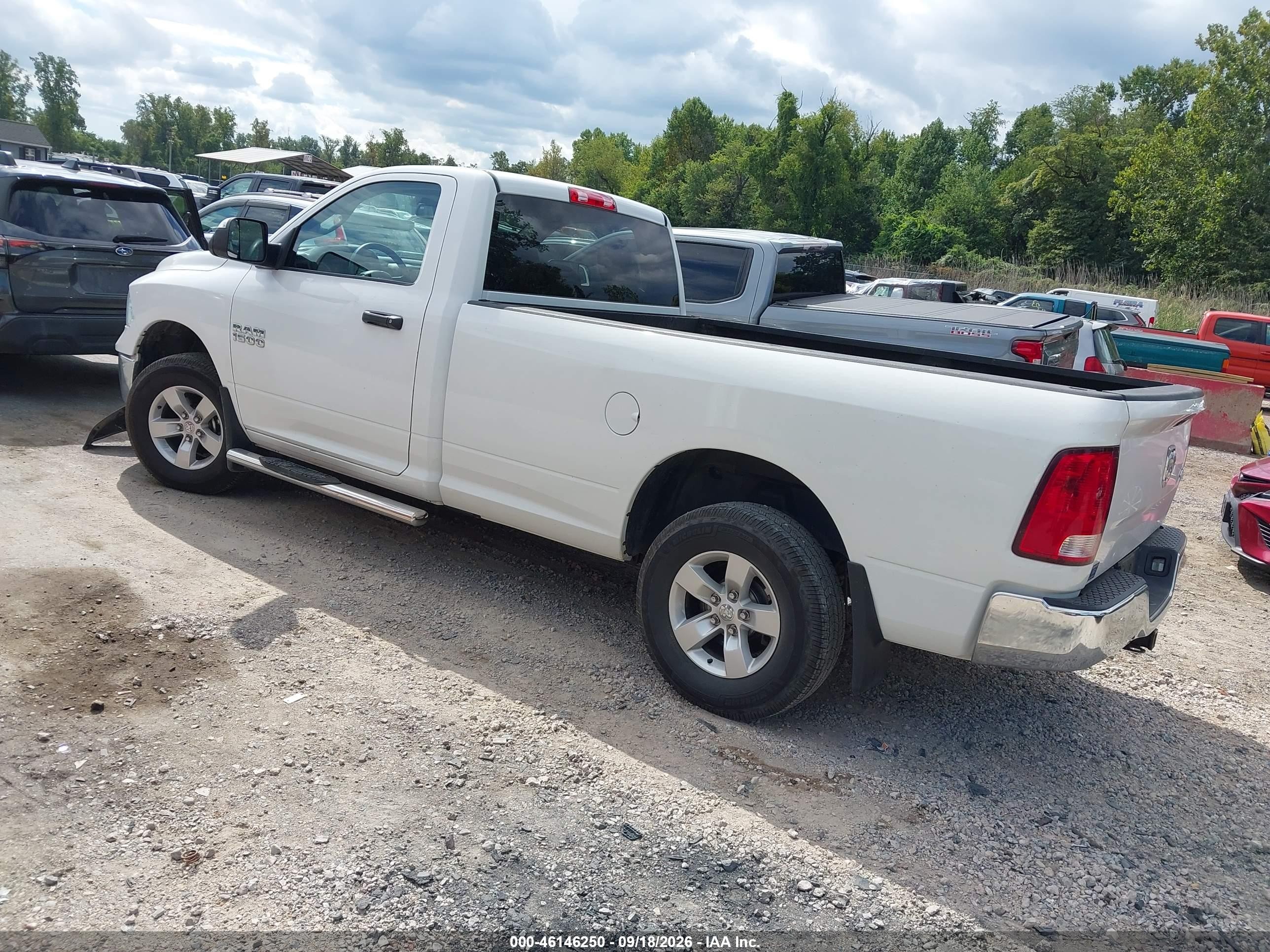 2014 Ram 1500 VIN 3C6JR7DG1EG187690 IAAI salvage auction — Front End, Salvage - Greater Than 75% (Maryland), sold $5,900 on 2026-10-08 (photo 3)