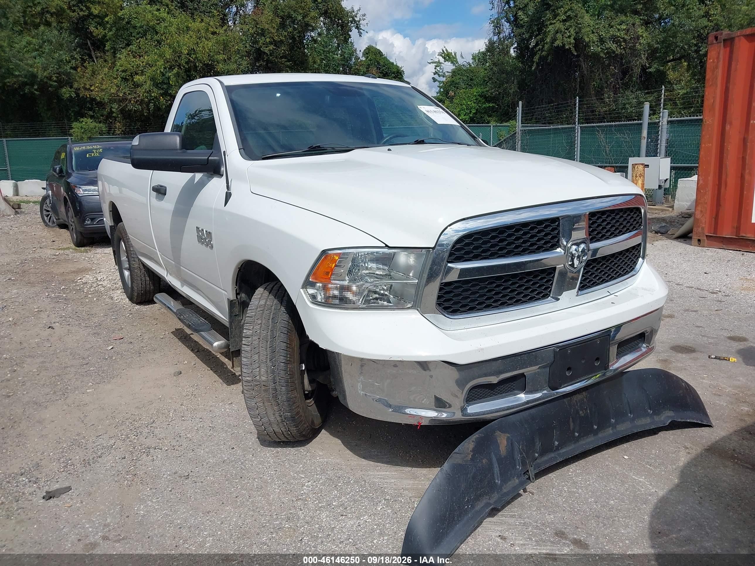 2014 Ram 1500 VIN 3C6JR7DG1EG187690 IAAI salvage auction — Front End, Salvage - Greater Than 75% (Maryland), sold $5,900 on 2026-10-08 (photo 6)