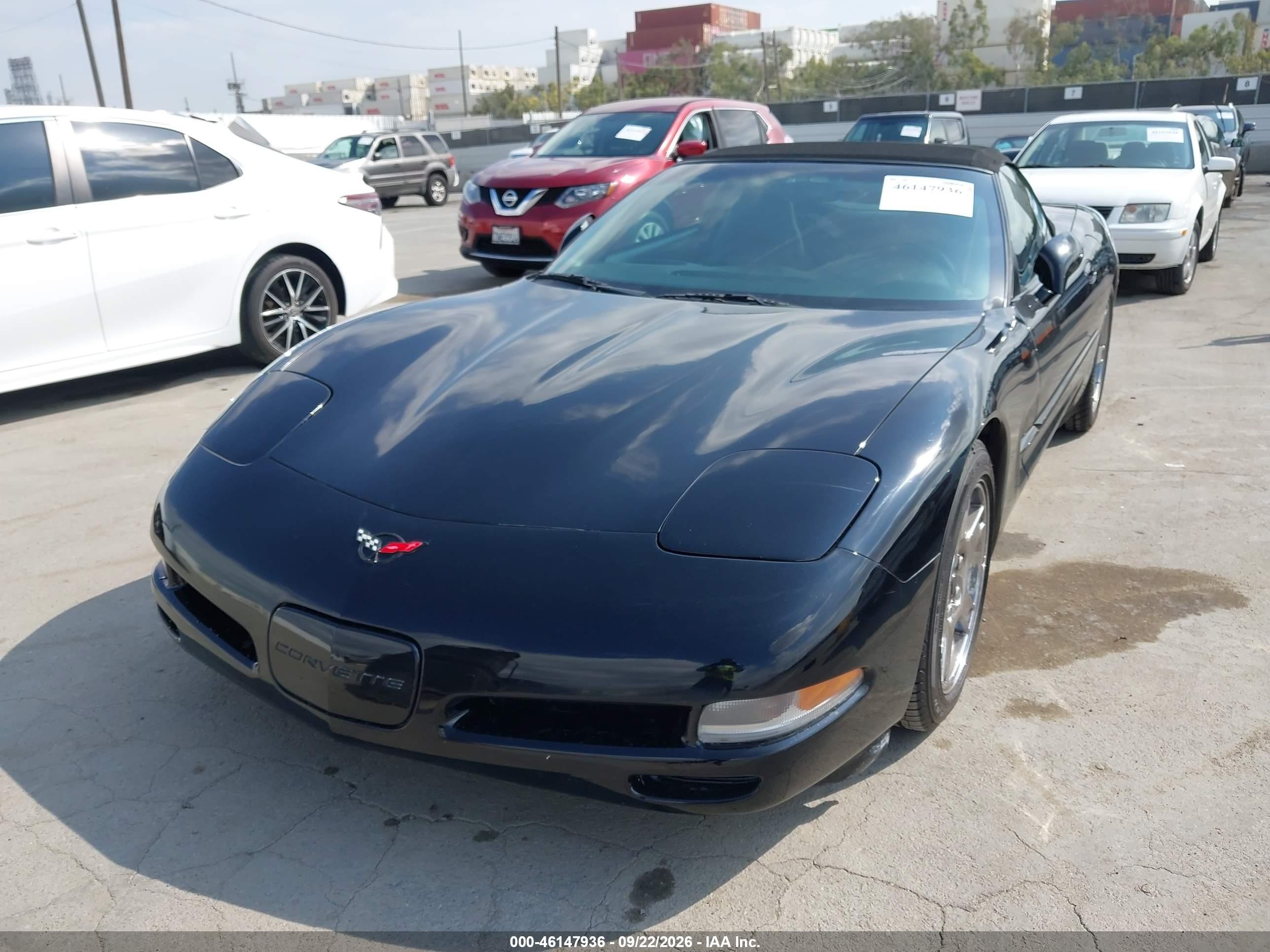1998 Chevrolet Corvette VIN 1G1YY32G2W5122340 IAAI salvage auction — Normal Wear, Clear - Dealer Only (California), sold $9,950 on 2026-10-12 (photo 6)