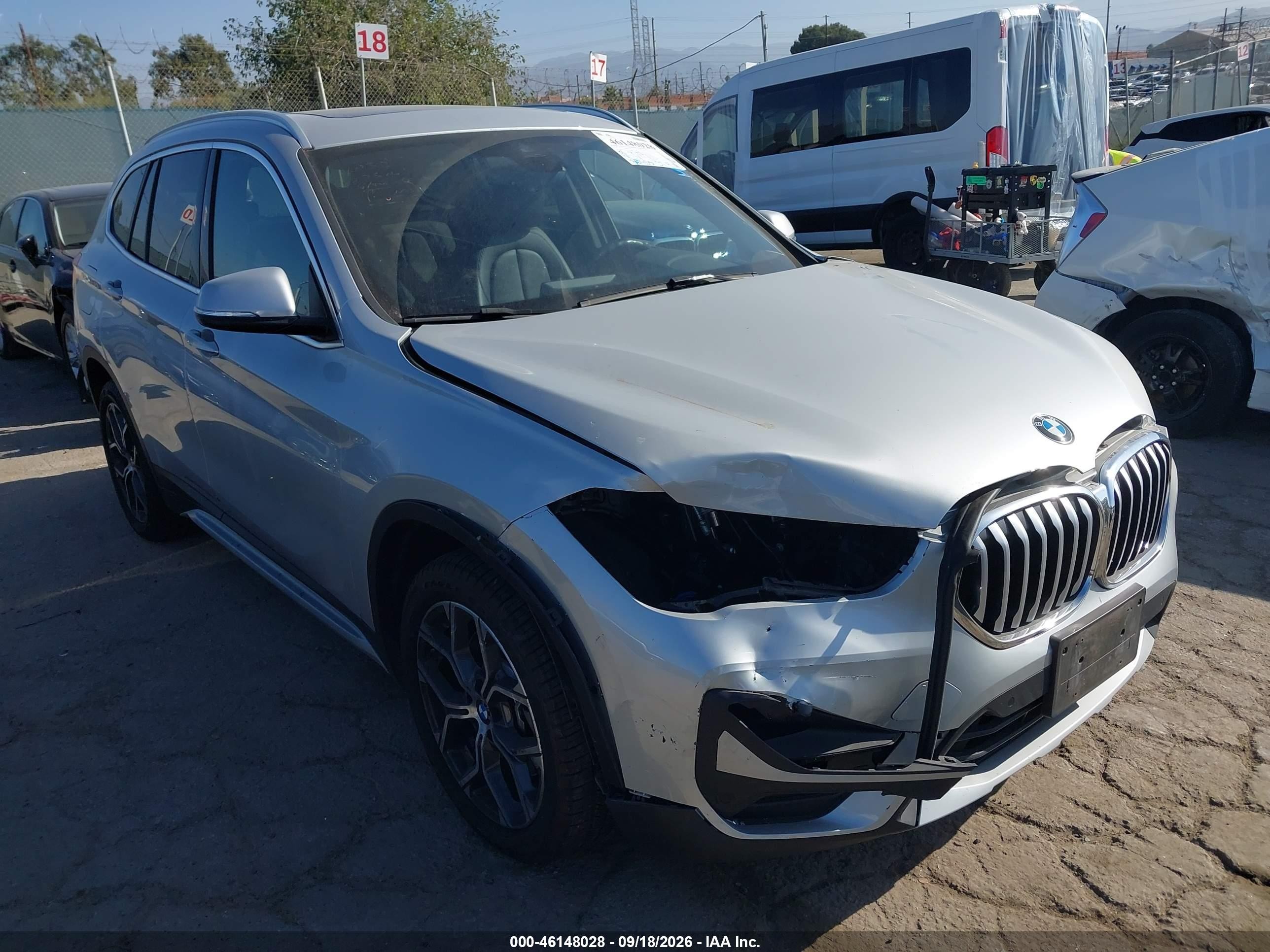 2021 BMW X1 VIN WBXJG7C06M5T65668 IAAI salvage auction — Unknown, Salvage (California), sold $7,500 on 2026-10-06 (photo 1)