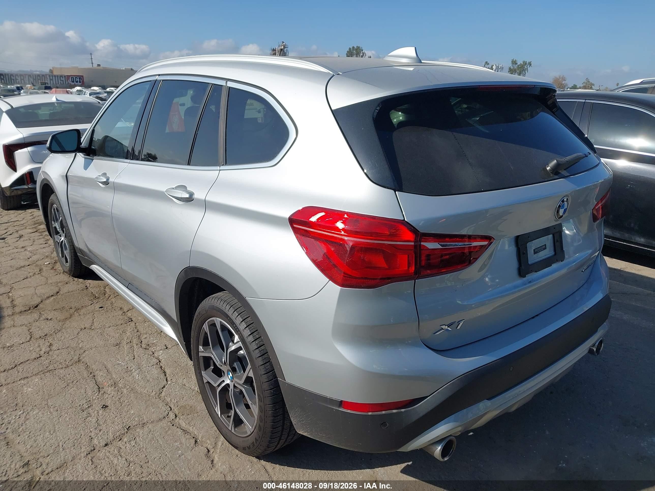 2021 BMW X1 VIN WBXJG7C06M5T65668 IAAI salvage auction — Unknown, Salvage (California), sold $7,500 on 2026-10-06 (photo 3)