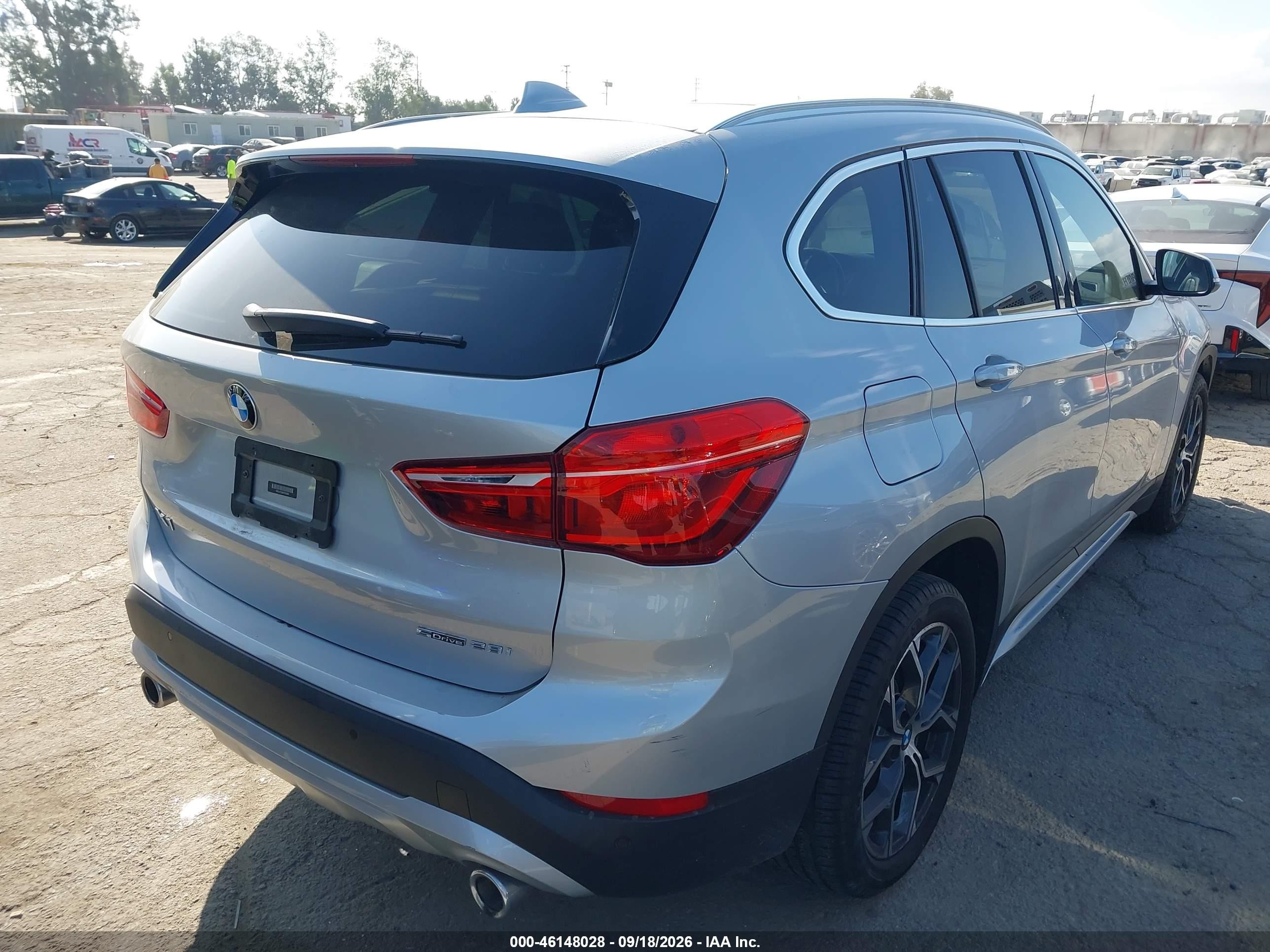 2021 BMW X1 VIN WBXJG7C06M5T65668 IAAI salvage auction — Unknown, Salvage (California), sold $7,500 on 2026-10-06 (photo 4)