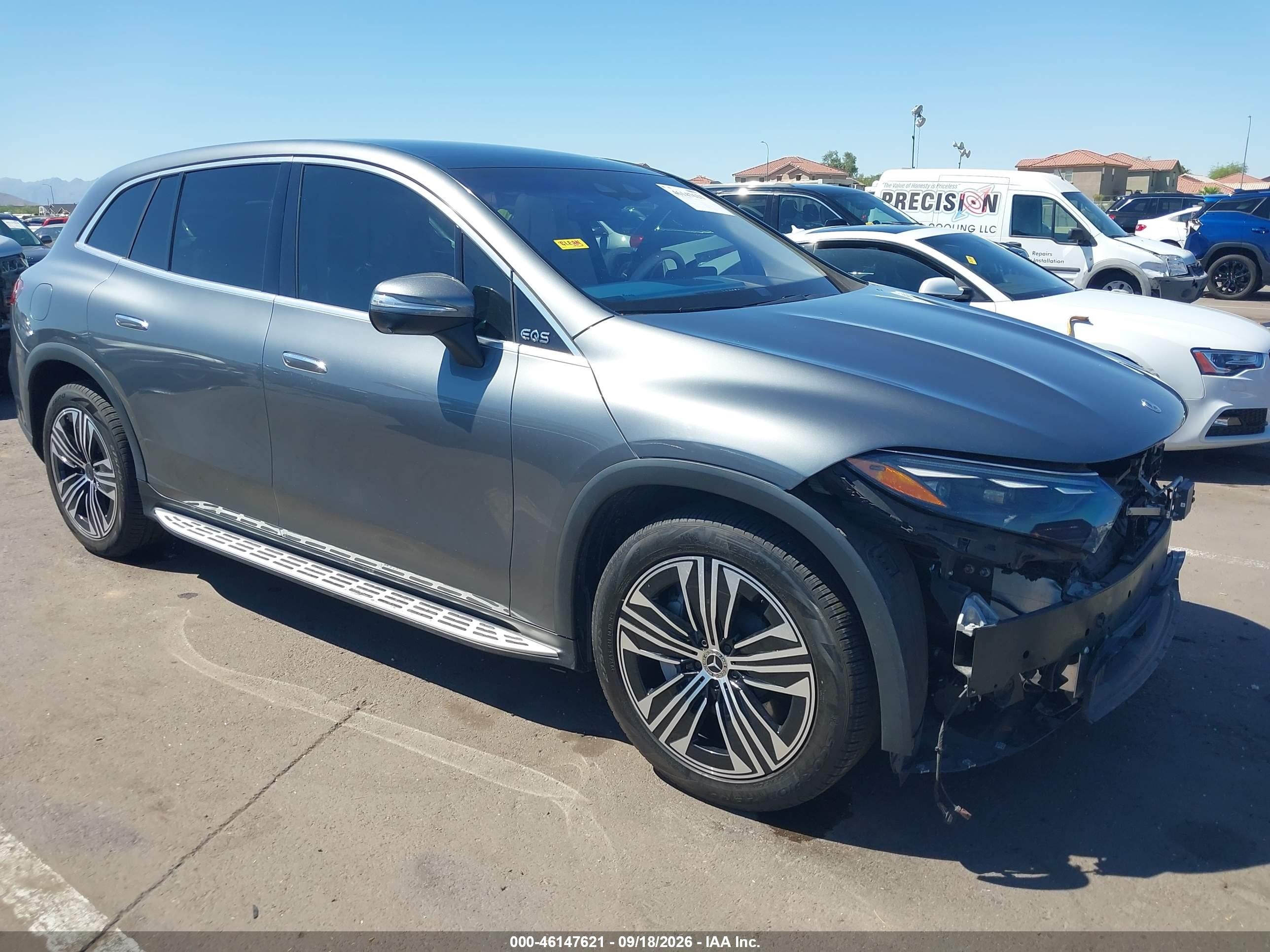 2023 Mercedes-Benz EQS VIN 4JGDM2DB7PA007931 — IAAI salvage auction photo