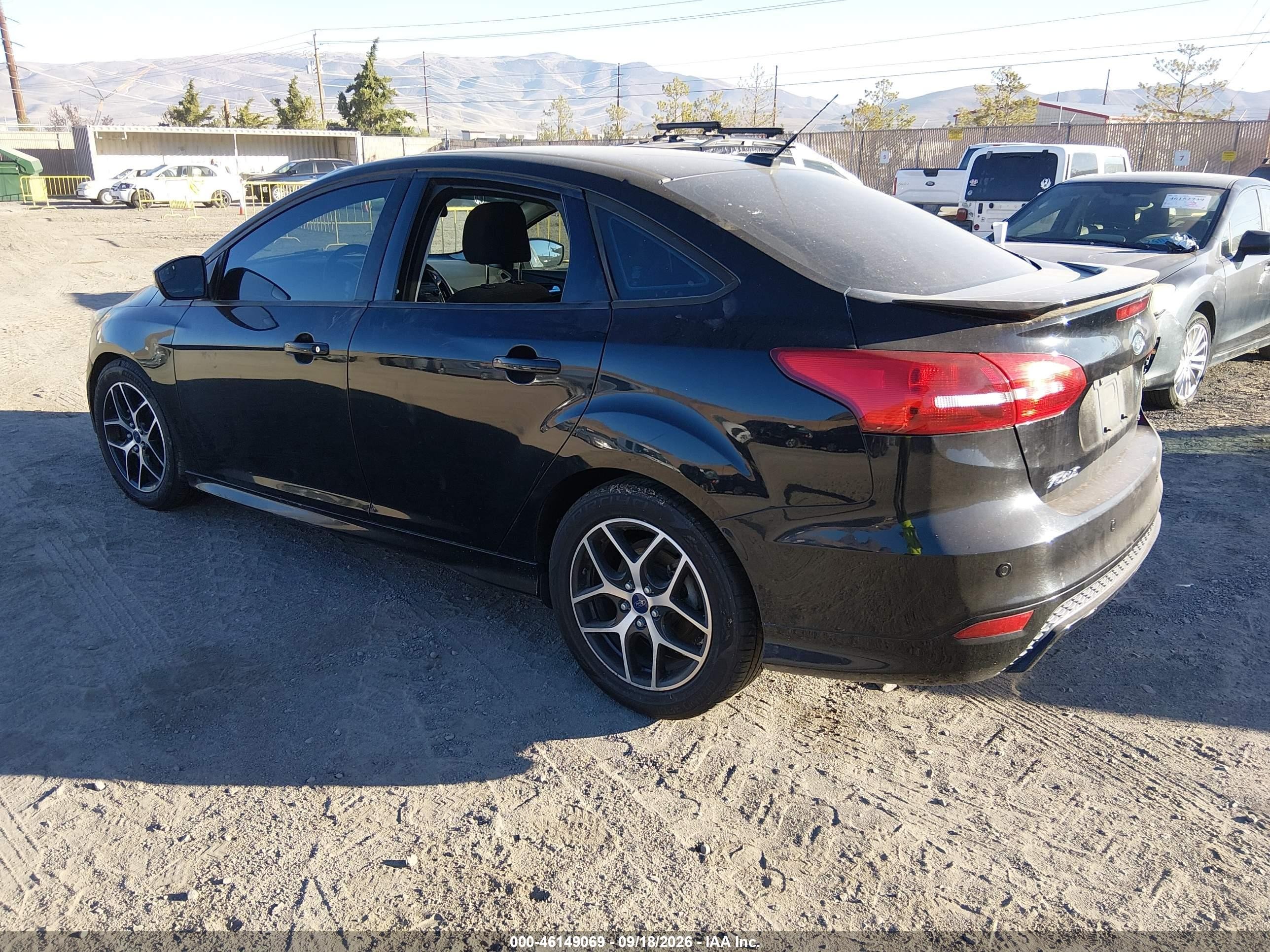 2016 Ford Focus VIN 1FADP3F22GL362837 IAAI salvage auction — Normal Wear, Regular (Nevada), sold $975 on 2026-09-27 (photo 3)