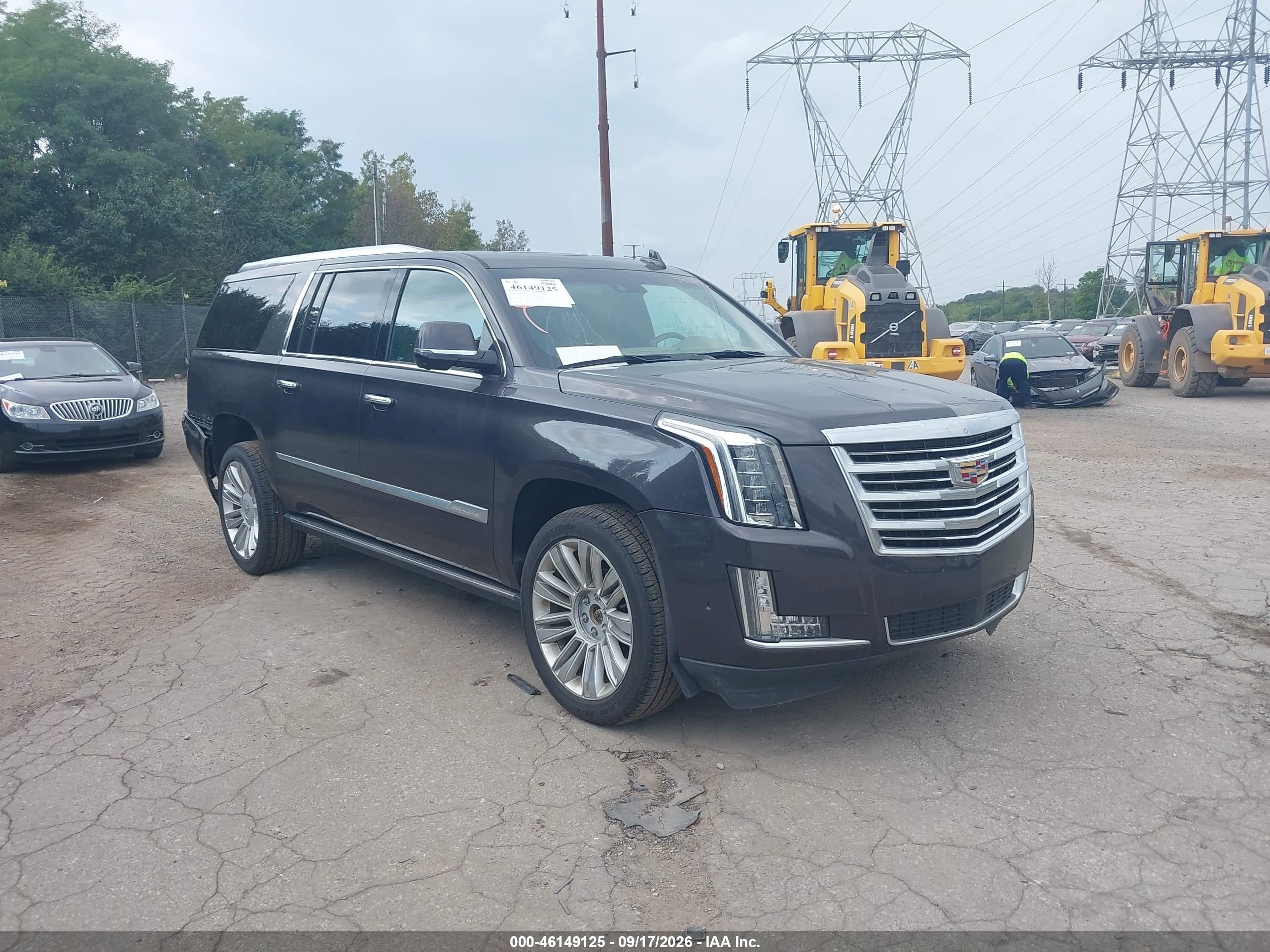 2018 Cadillac Escalade ESV VIN 1GYS4KKJXJR336793 — IAAI salvage auction photo