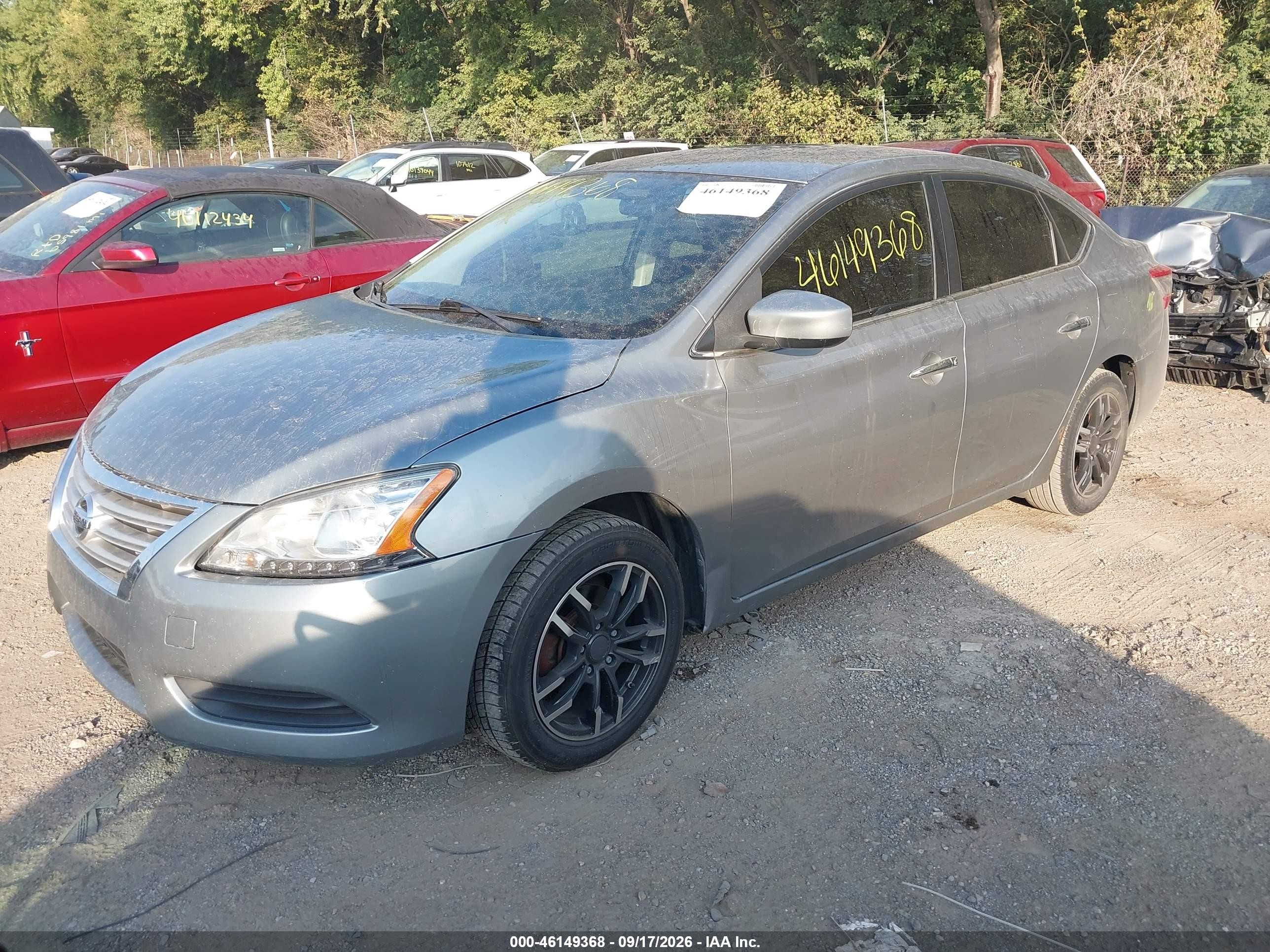2013 Nissan Sentra VIN 3N1AB7AP1DL561676 IAAI salvage auction — Normal Wear, Clear (Indiana), sold $600 on 2026-10-12 (photo 2)