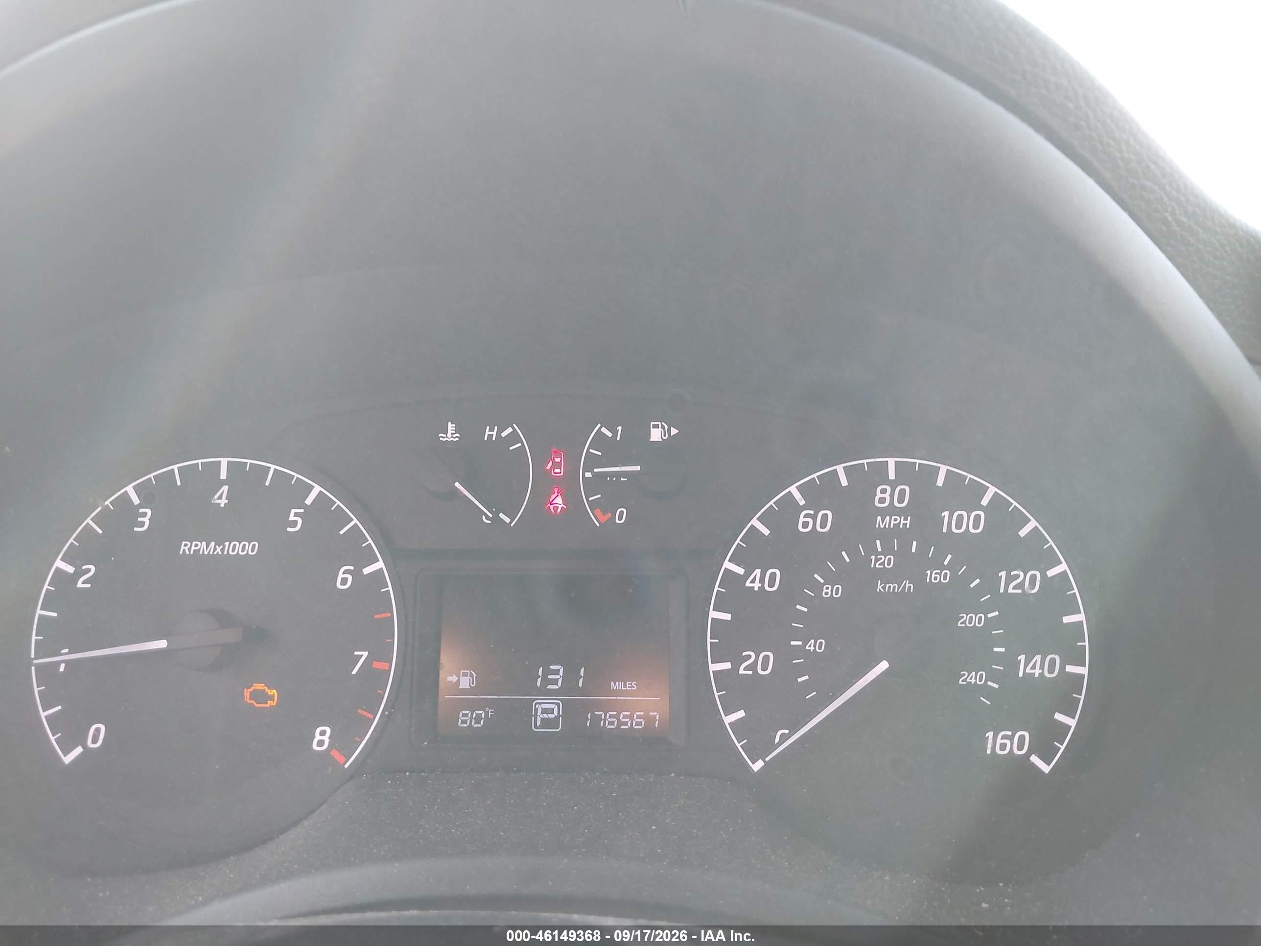 2013 Nissan Sentra VIN 3N1AB7AP1DL561676 IAAI salvage auction — Normal Wear, Clear (Indiana), sold $600 on 2026-10-12 (photo 7)