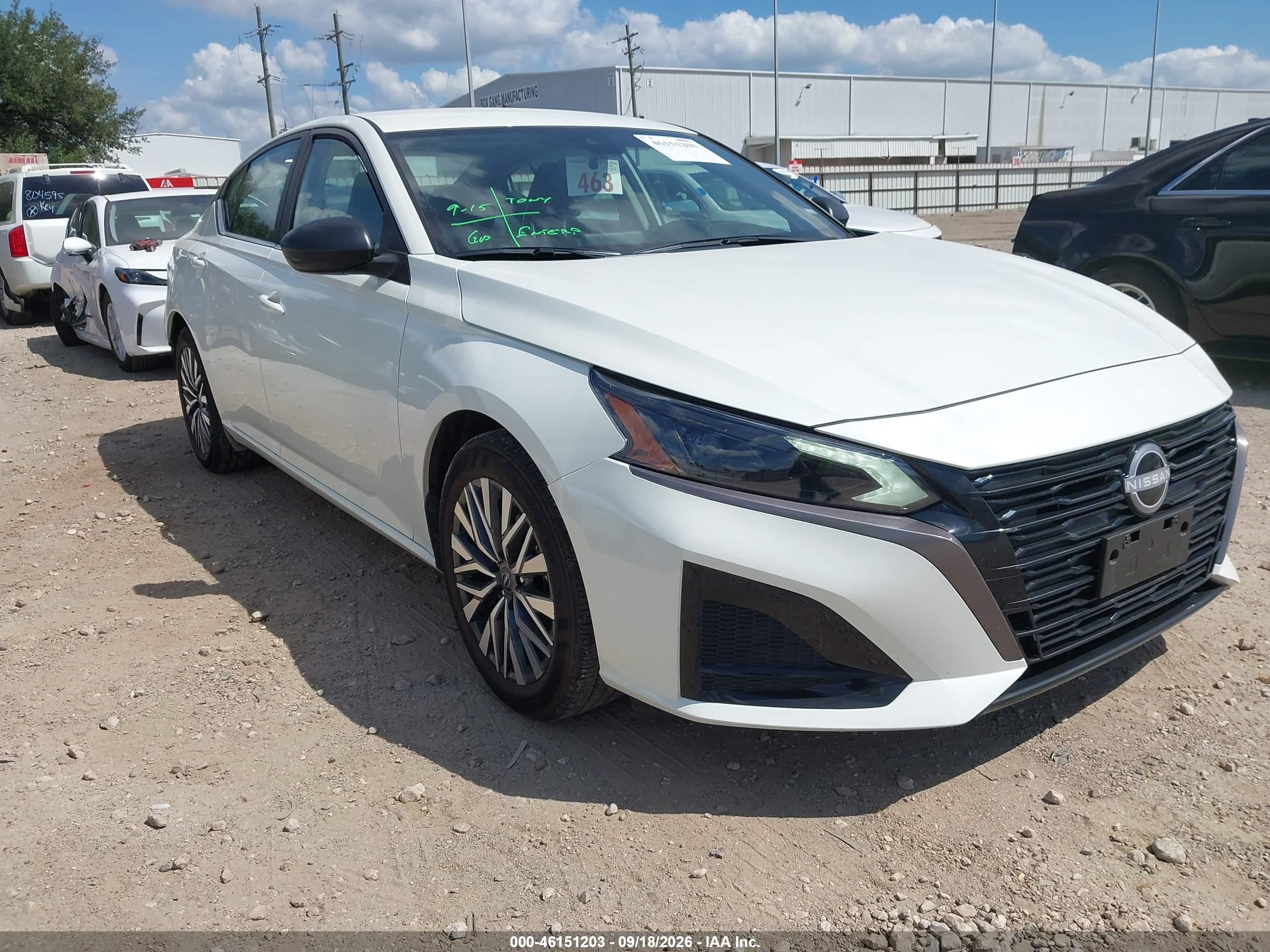 2026 Nissan Altima VIN 1N4BL4DV8TN343763 — IAAI salvage auction photo
