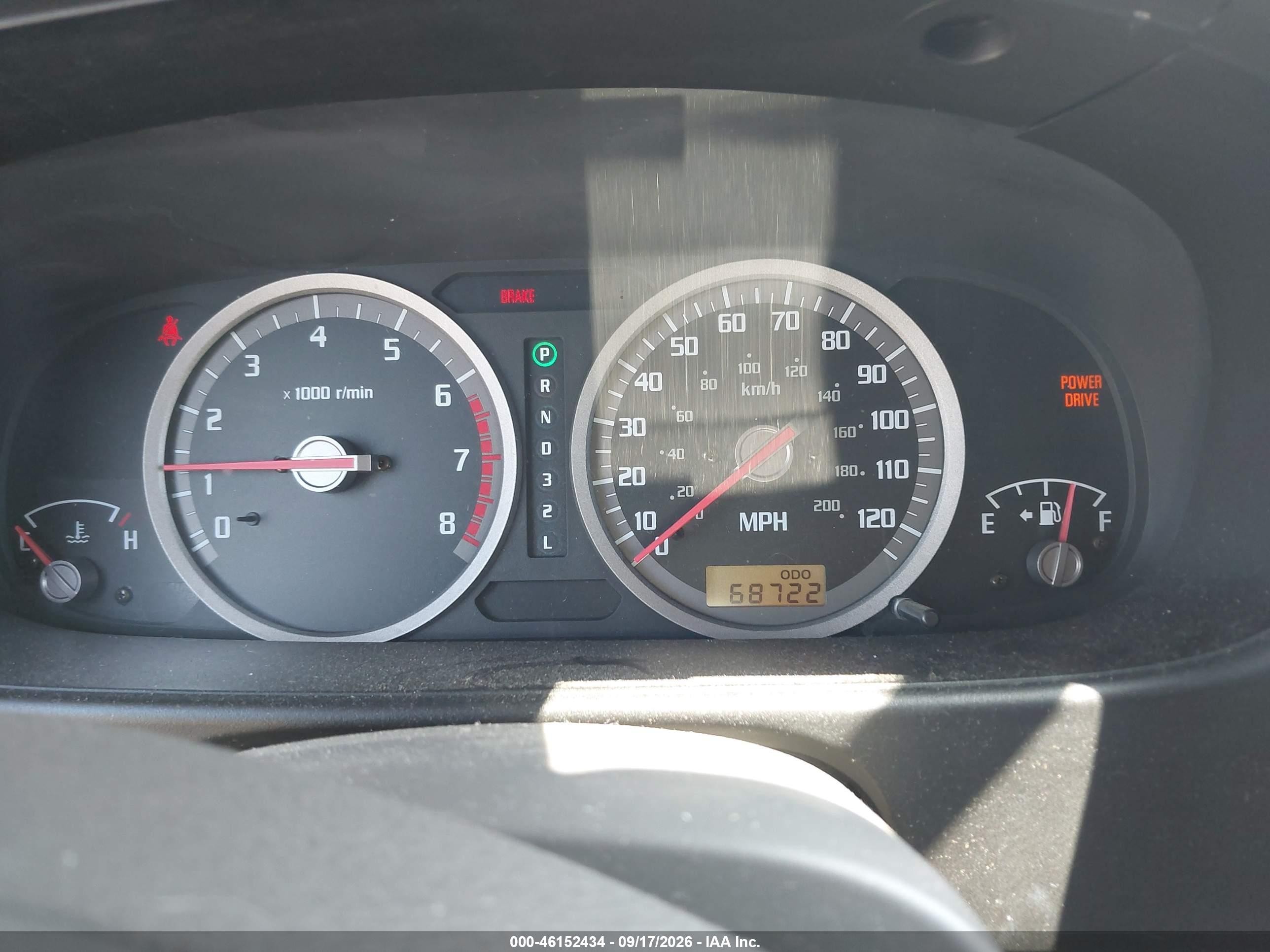 2003 Isuzu Rodeo VIN 4S2CK58W234310388 IAAI salvage auction — Front End, Salvage (California), sold $850 on 2026-09-29 (photo 7)