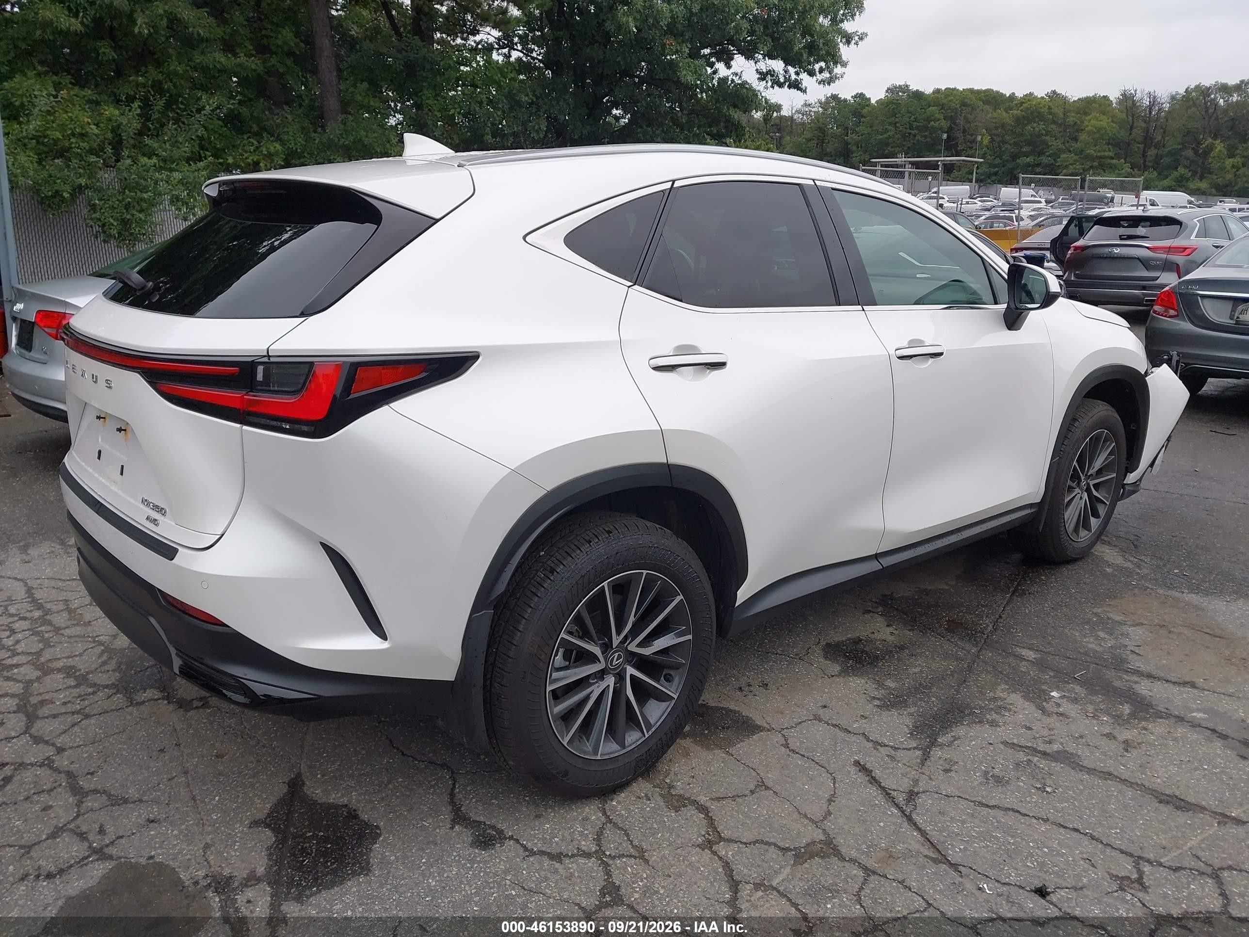 2025 Lexus NX 350 VIN 2T2AGCEZXSC080176 IAAI salvage auction — Front End, Mv-907A (New York), sold $22,000 on 2026-09-25 (photo 4)
