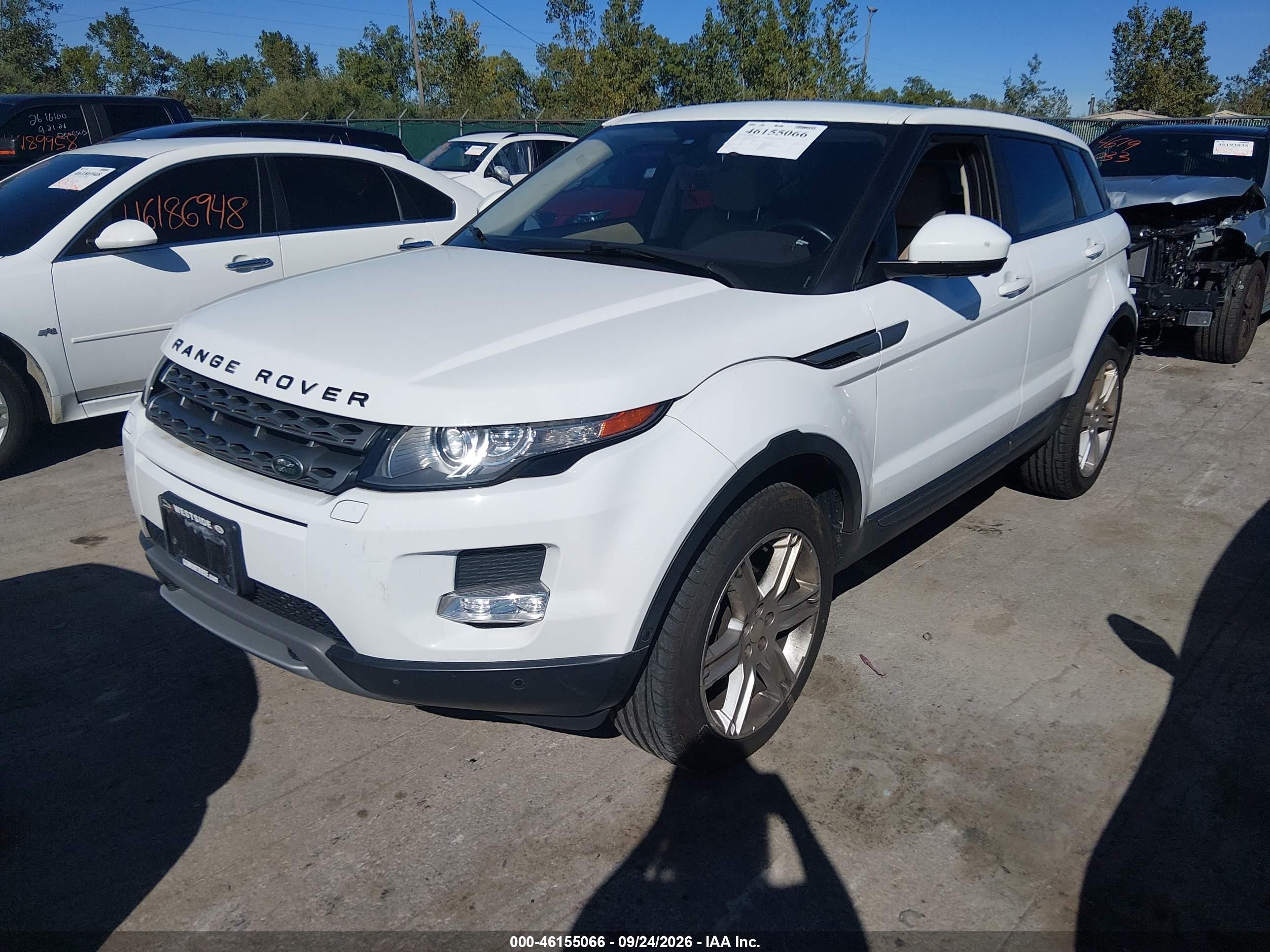 2014 Land rover Range rover evoque VIN SALVR2BG2EH862851 IAAI salvage auction — Unknown, Salvage (Ohio), sold $3,850 on 2026-10-09 (photo 2)