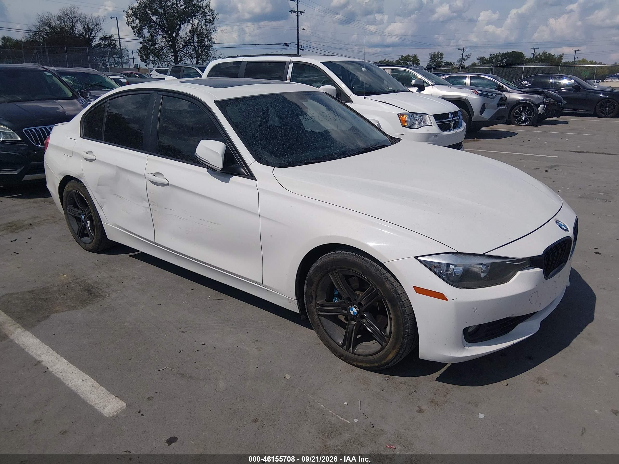 2015 BMW 3er VIN WBA3C1C51FK120871 IAAI salvage auction — Unknown, Salvage (Tennessee), sold $1,600 on 2026-10-03 (photo 1)