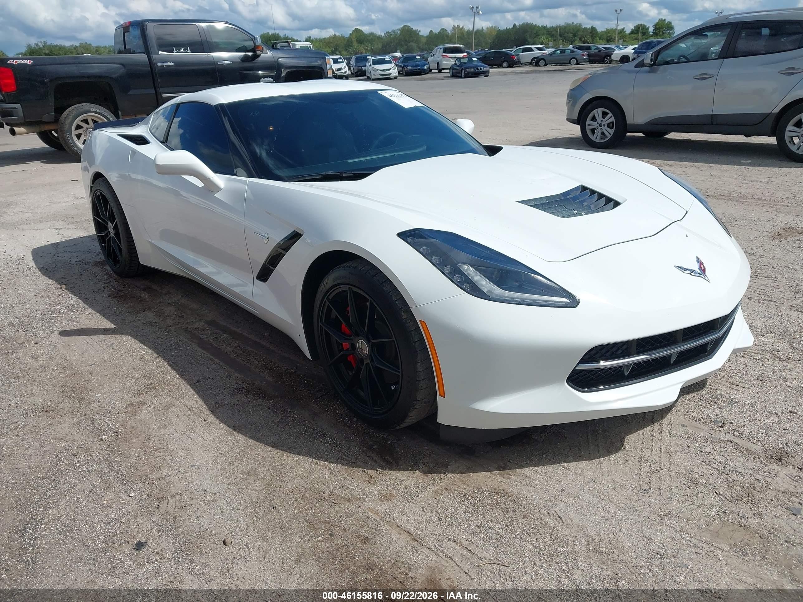 2015 Chevrolet Corvette Stingray VIN 1G1YB2D78F5101260 — IAAI salvage auction photo