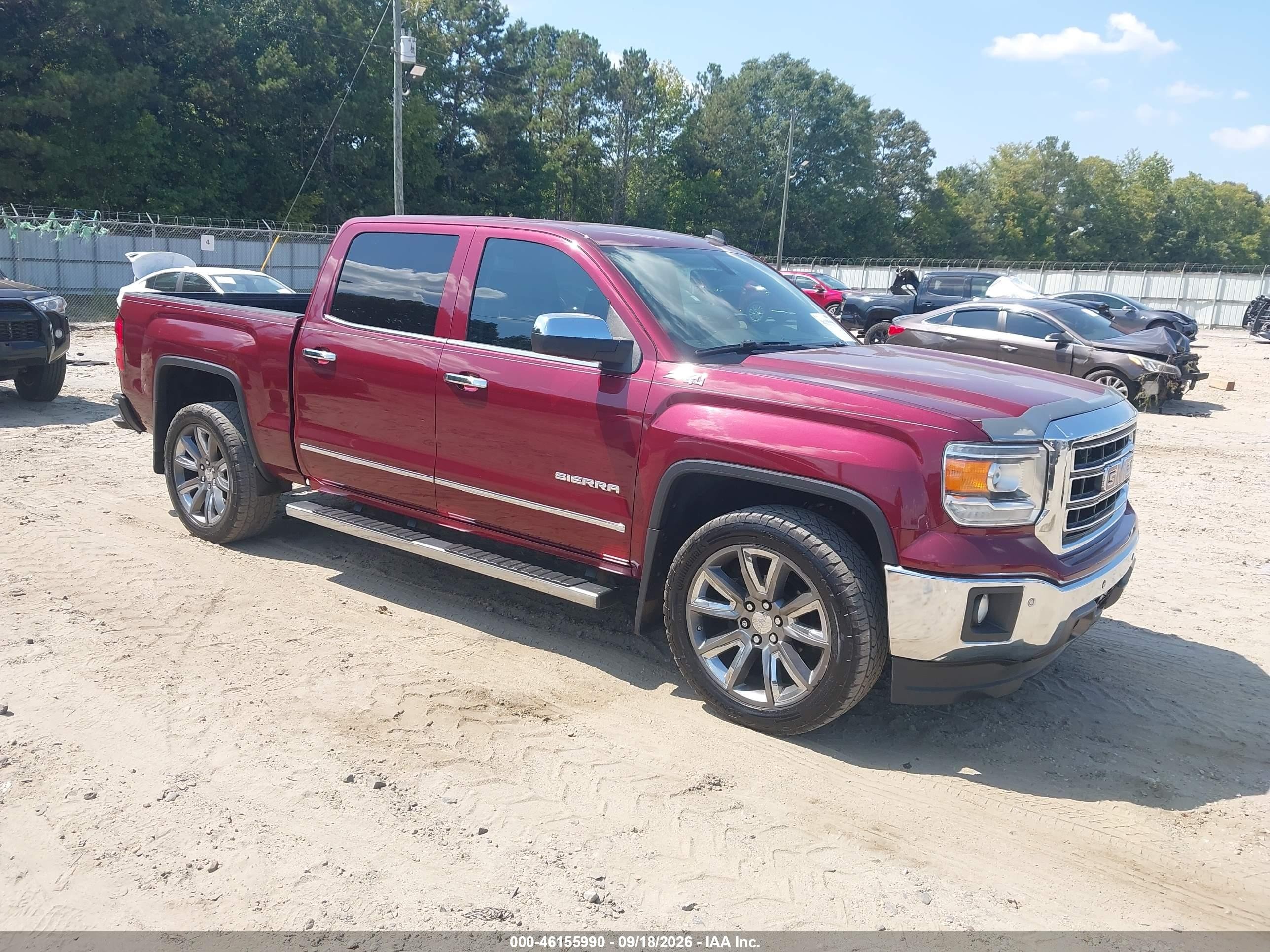 2014 GMC Sierra 1500 VIN 3GTU2VEC7EG181256 — IAAI salvage auction photo