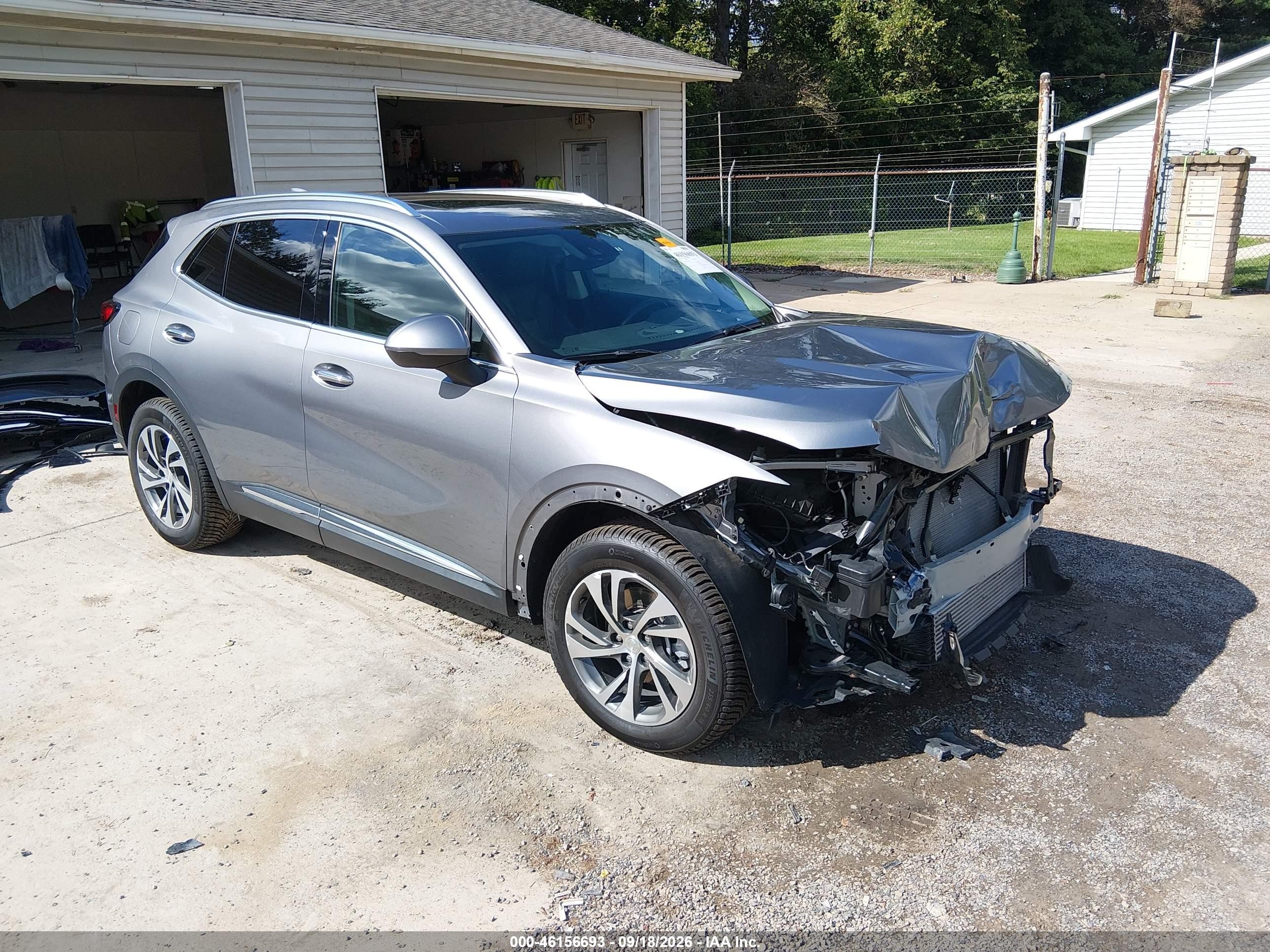2021 Buick Envision VIN LRBFZPR46MD075295 IAAI salvage auction — Front End, Salvage (Ohio), sold $6,200 on 2026-09-26 (photo 1)