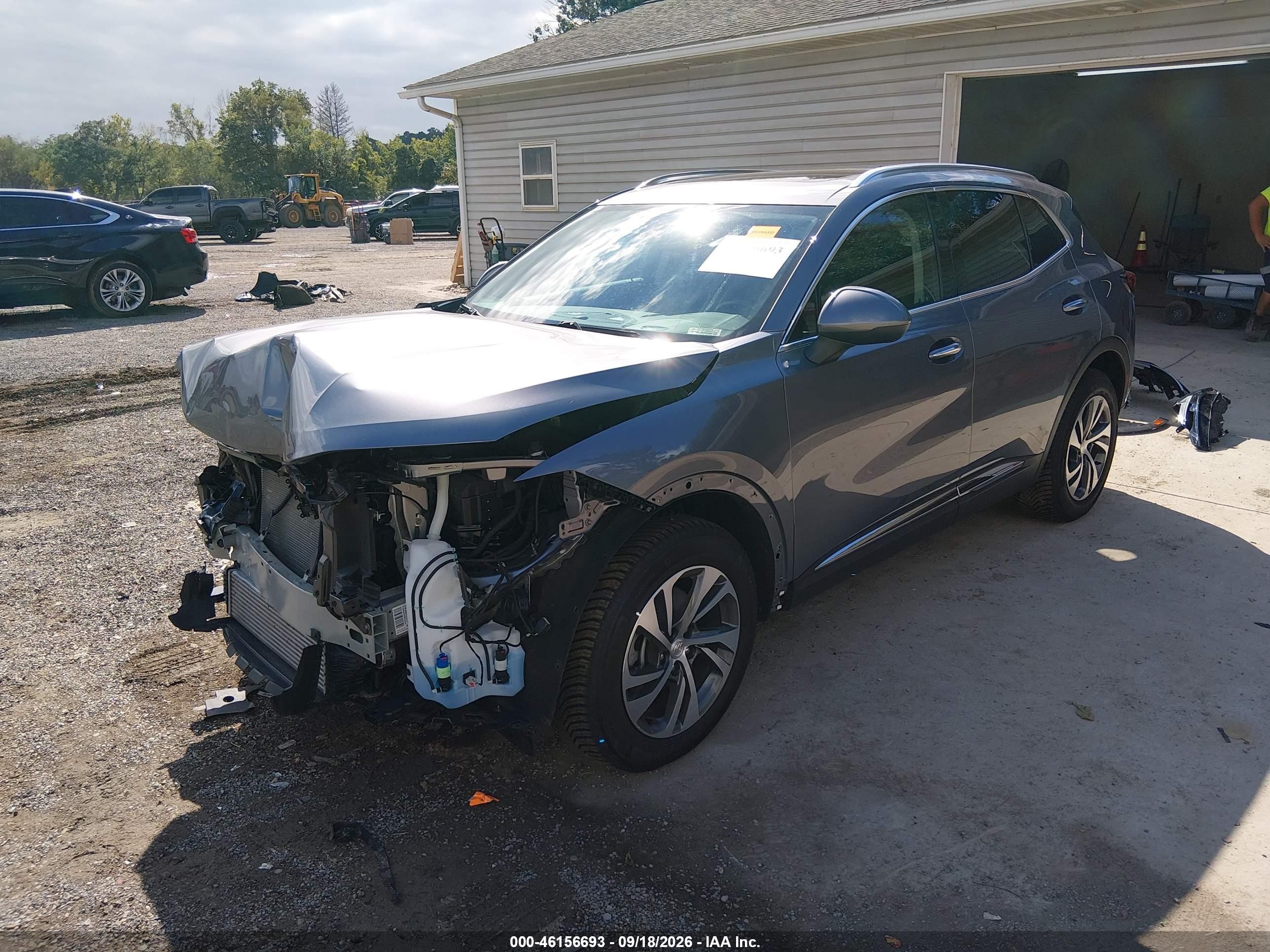 2021 Buick Envision VIN LRBFZPR46MD075295 IAAI salvage auction — Front End, Salvage (Ohio), sold $6,200 on 2026-09-26 (photo 2)