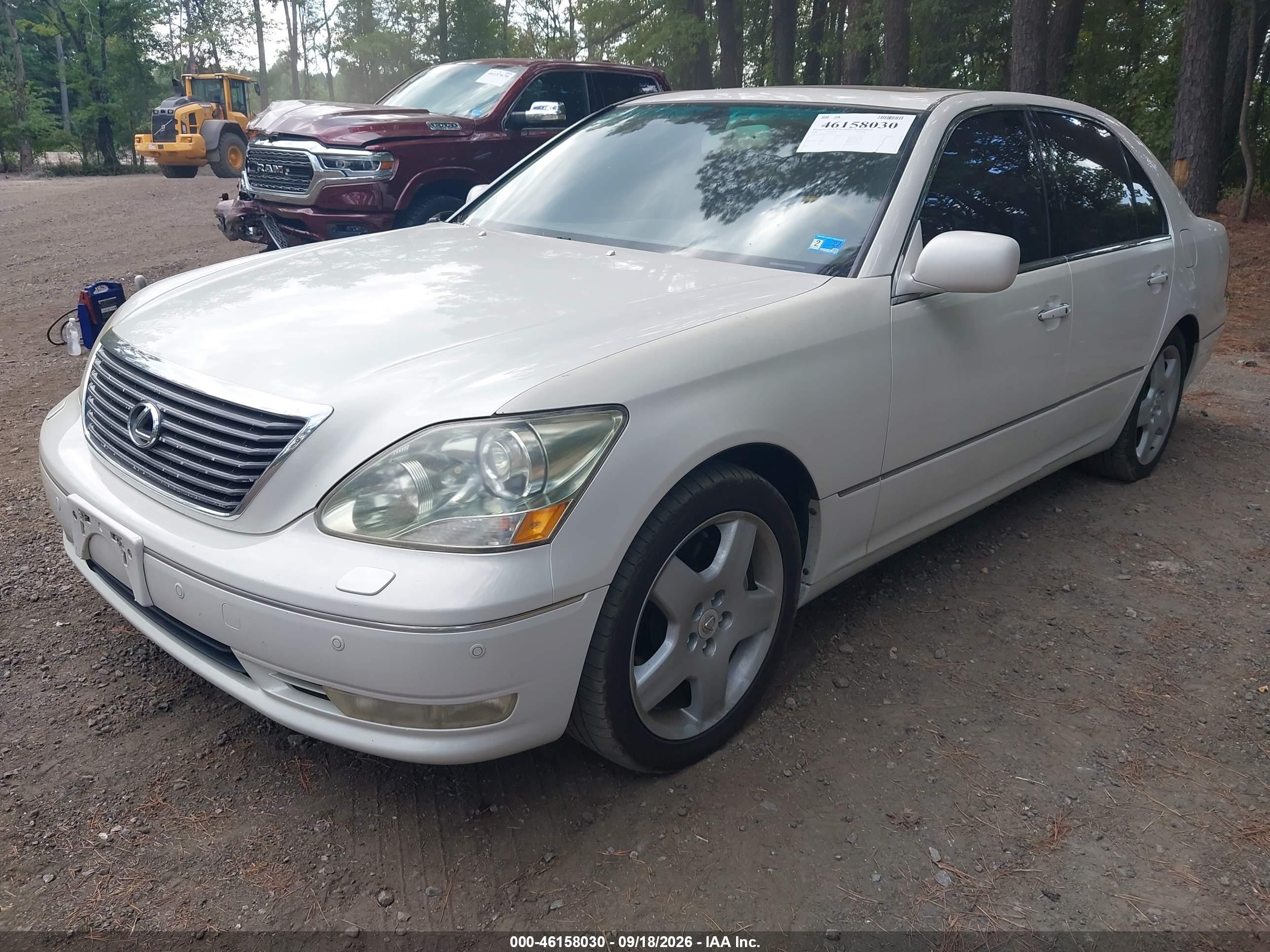 2006 Lexus Ls 430 VIN JTHBN36F265041215 IAAI salvage auction — Side, Clear (Virginia), sold $2,650 on 2026-10-01 (photo 2)