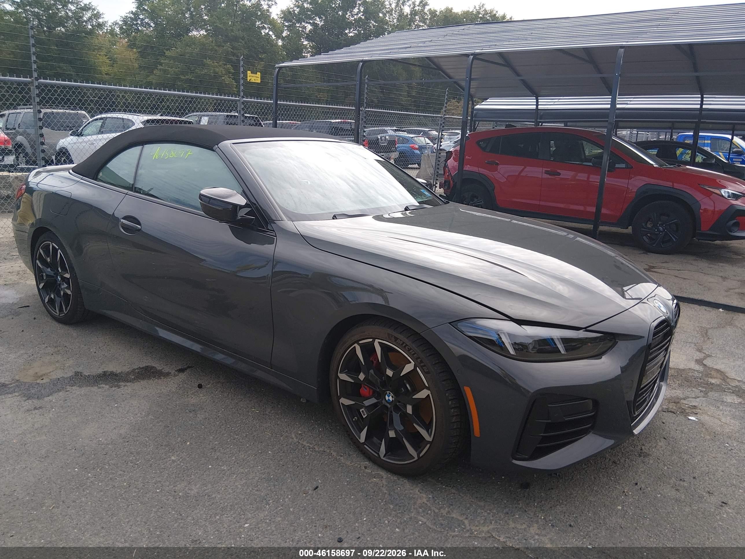 2025 BMW M440i xDrive VIN WBA73DB05SCS09212 — IAAI salvage auction photo