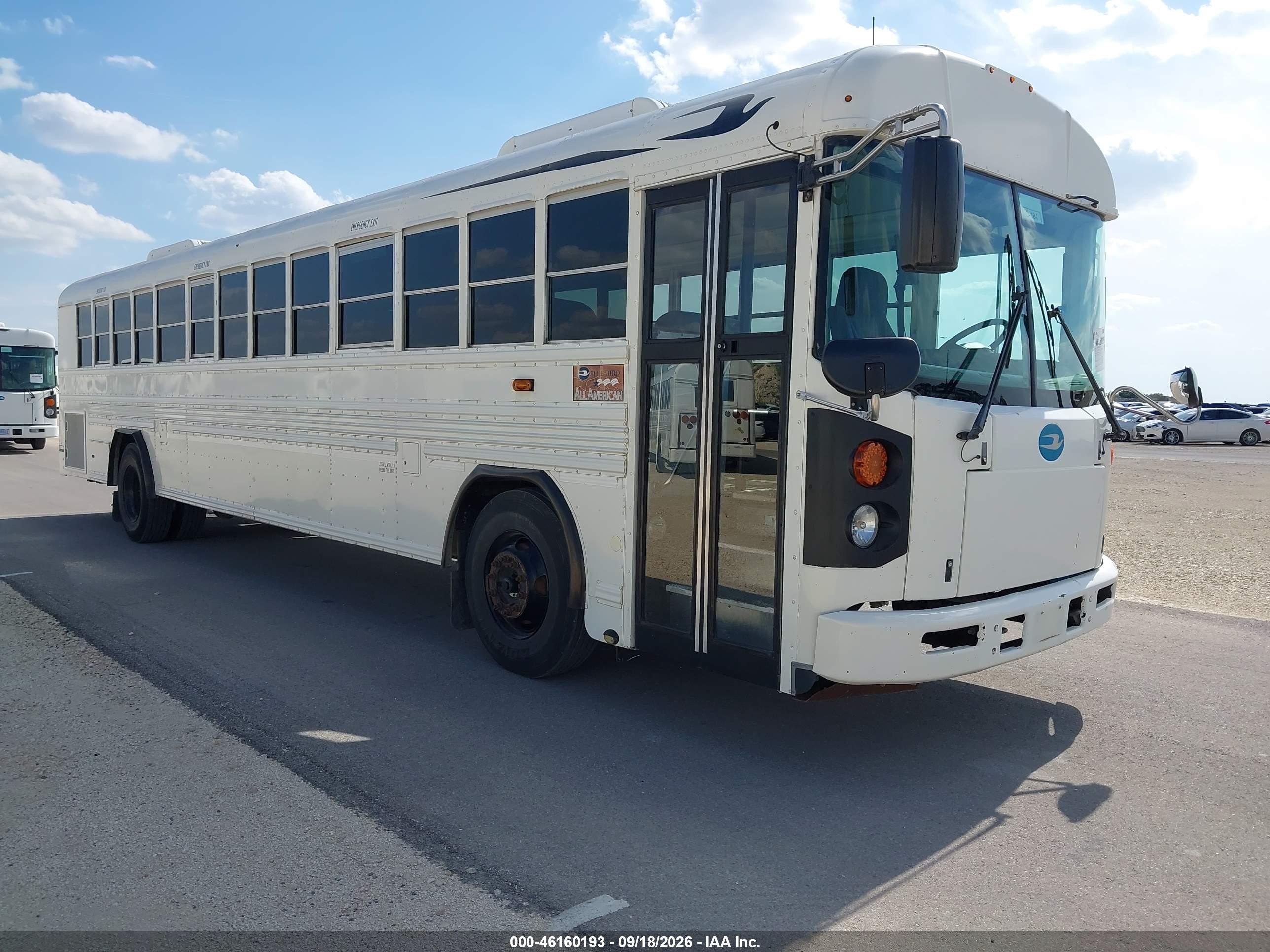 2014 Blue Bird School Bus / Transit Bus VIN 1BABNBCA9EF304713 — IAAI salvage auction photo
