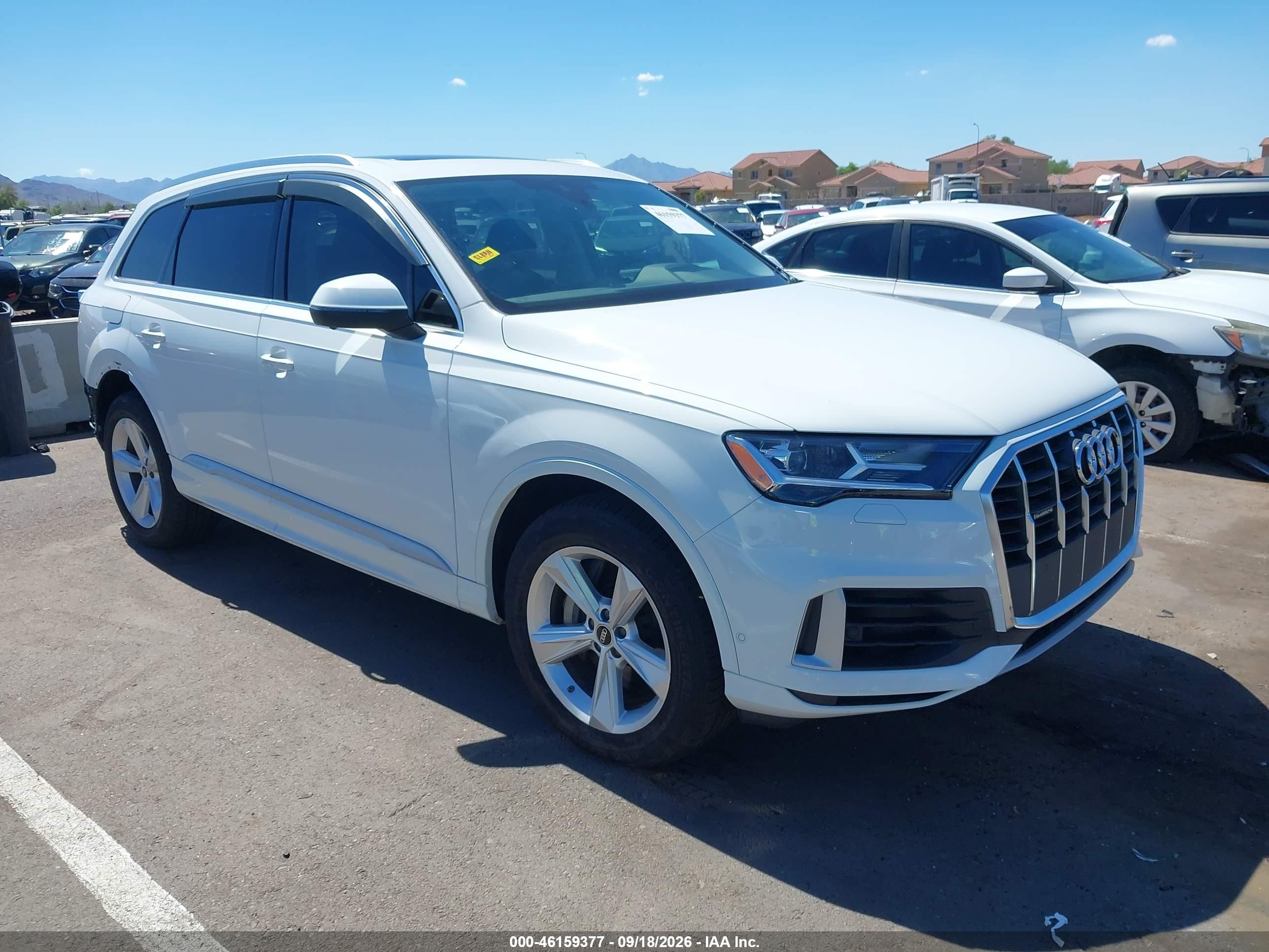 2022 Audi Q7 VIN WA1AXBF79ND019690 — IAAI salvage auction photo