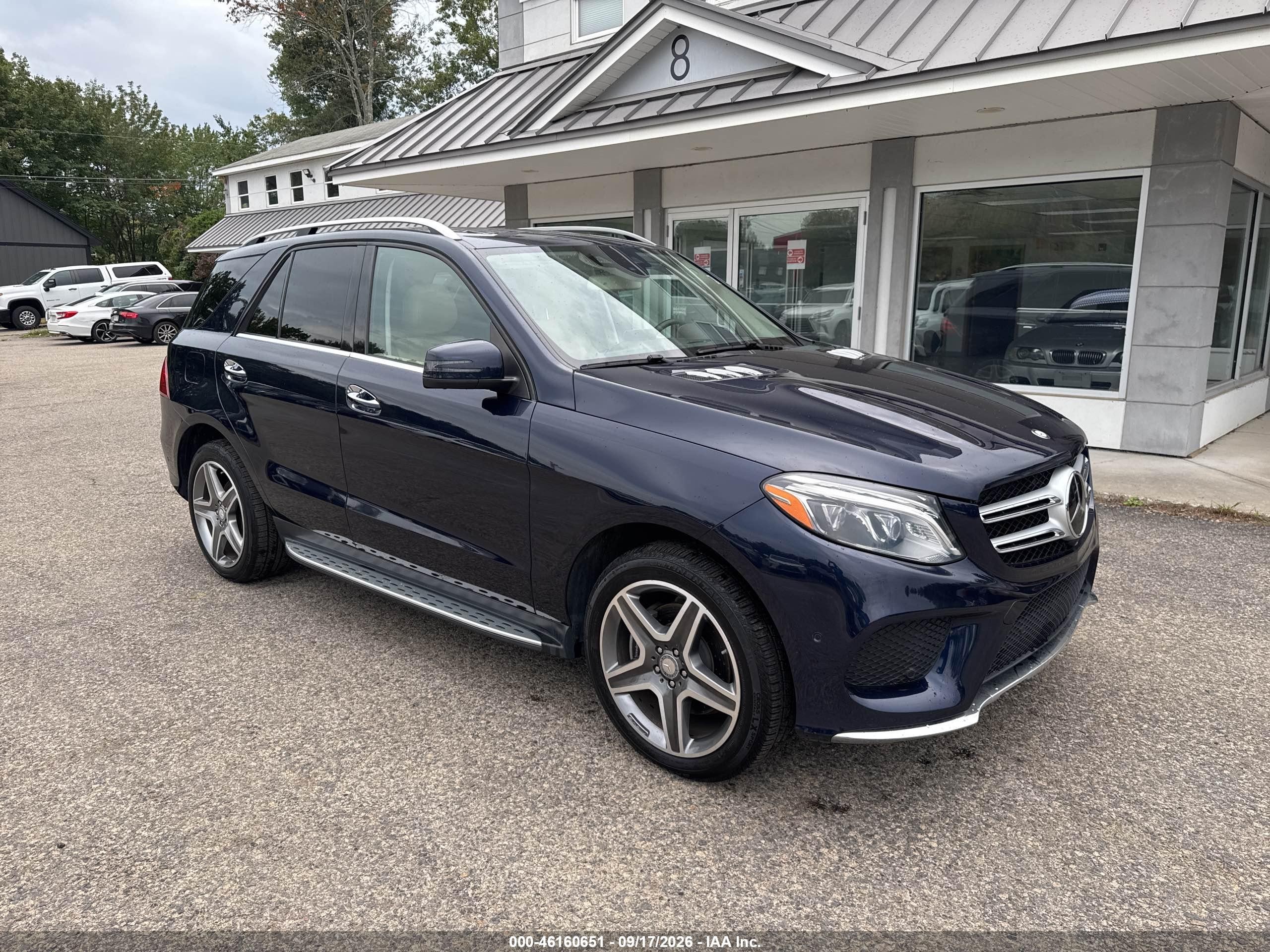 2016 Mercedes-Benz GLE-Class VIN 4JGDA5GB7GA636868 — IAAI salvage auction photo