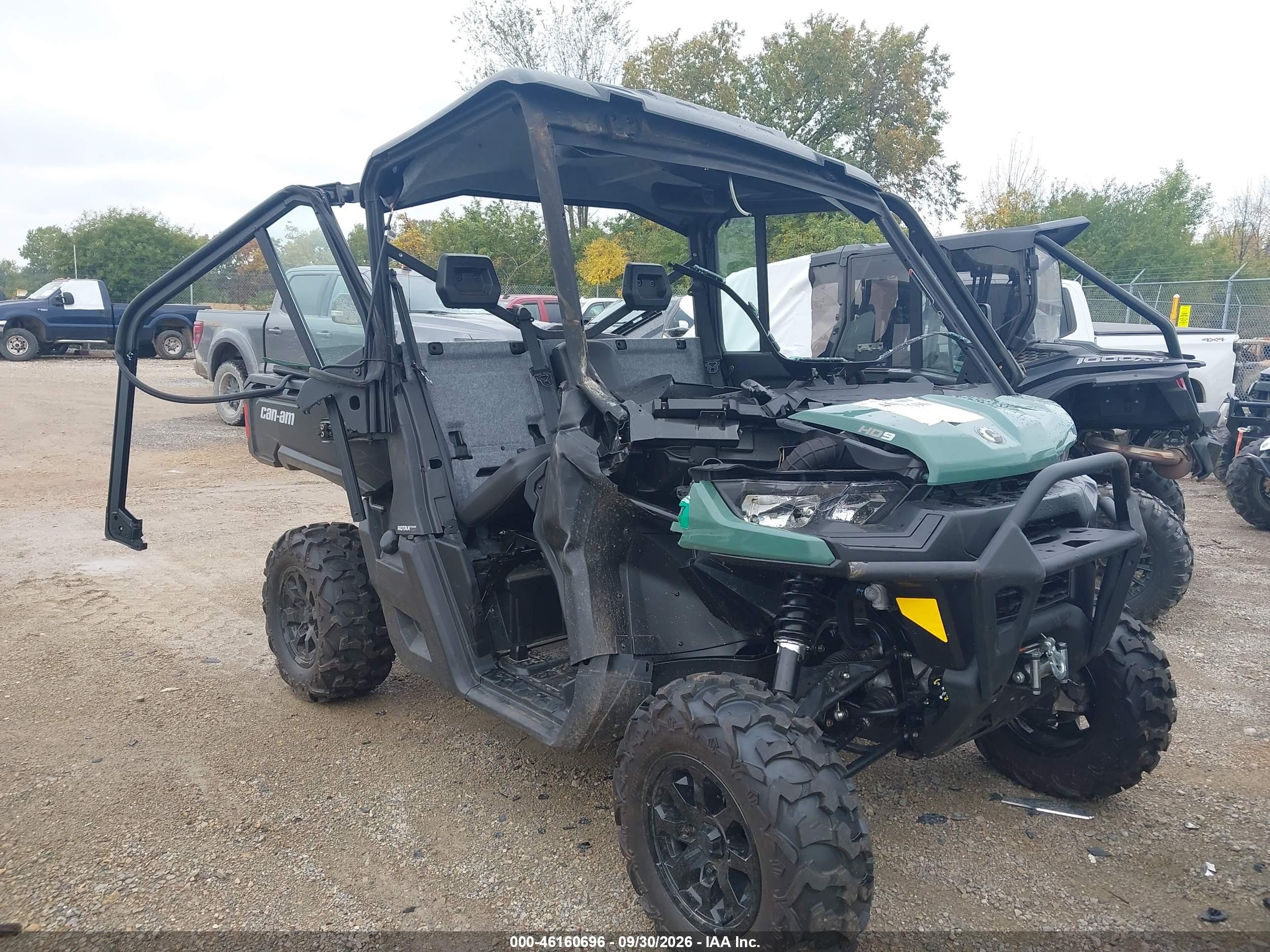2026 Can-Am Defender VIN 3JBUFAP42TK004159 IAAI salvage auction — Rollover, Bill Of Sale (Wisconsin), sold $3,250 on 2026-10-07 (photo 1)