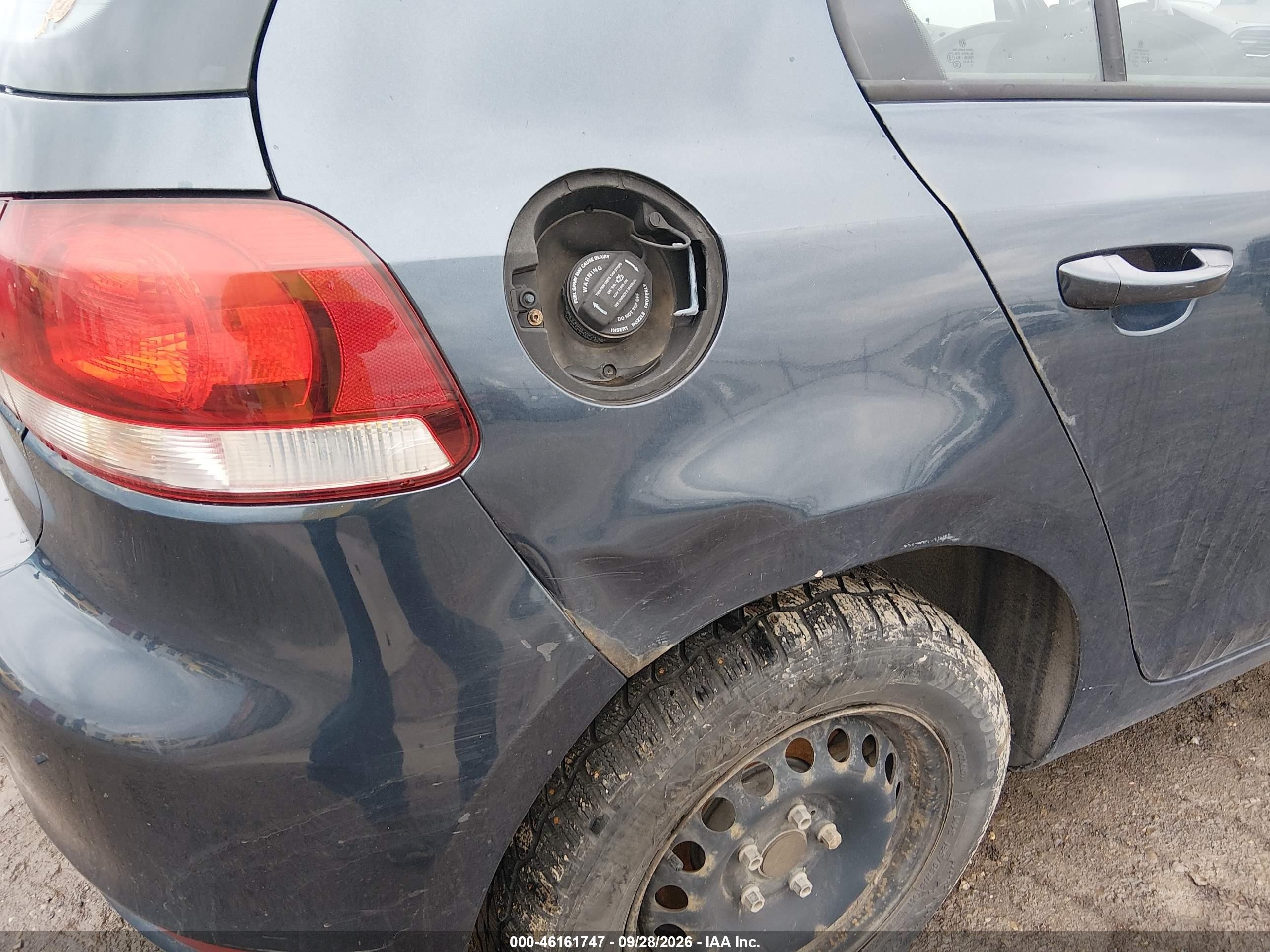 2013 Volkswagen Golf VIN WVWDB7AJXDW084245 IAAI salvage auction — Normal Wear, Clear (Colorado), sold $550 on 2026-10-08 (photo 6)