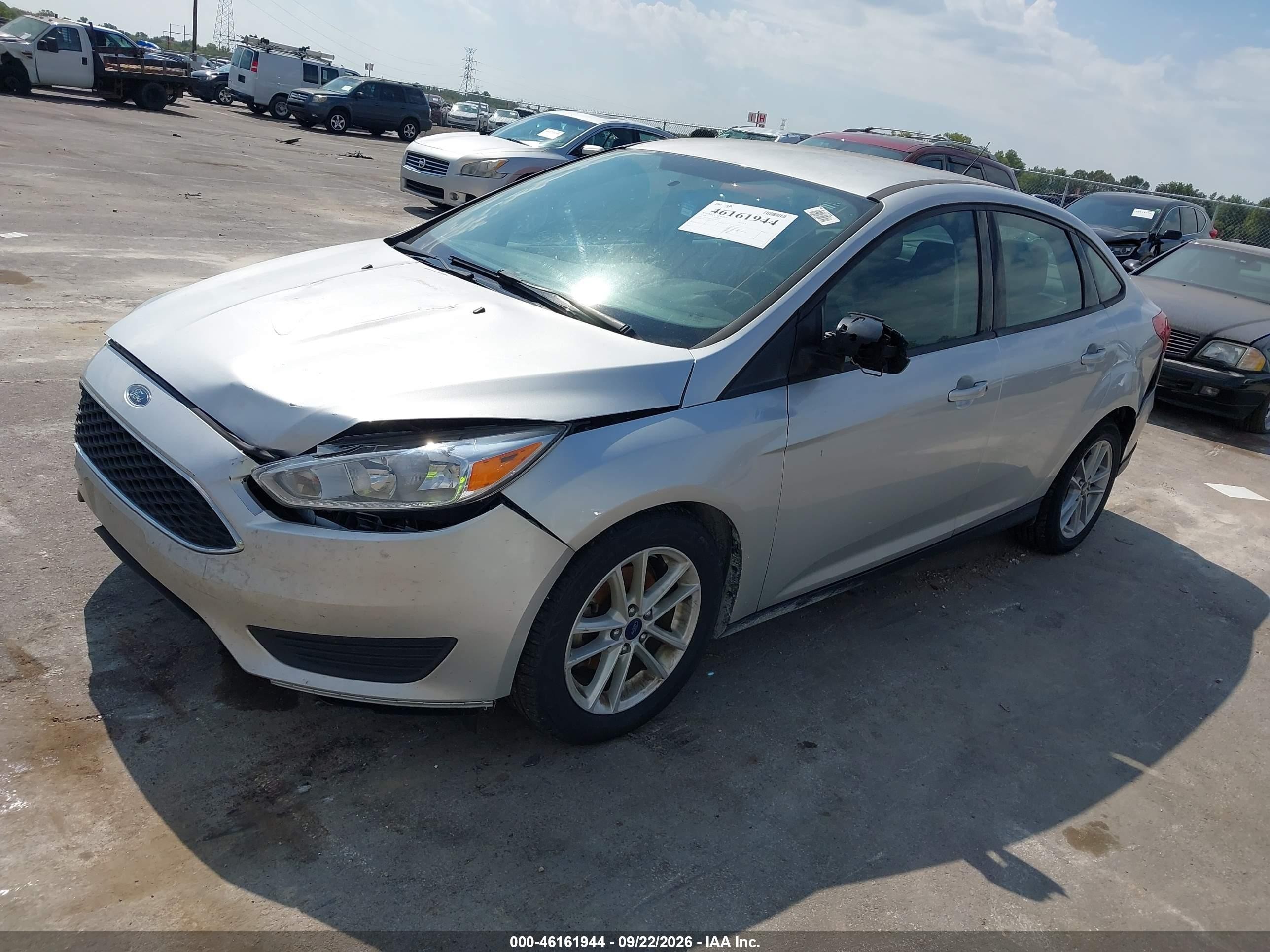 2018 Ford Focus VIN 1FADP3F21JL209051 IAAI salvage auction — All Over, Clear (Tennessee), sold $675 on 2026-09-28 (photo 2)