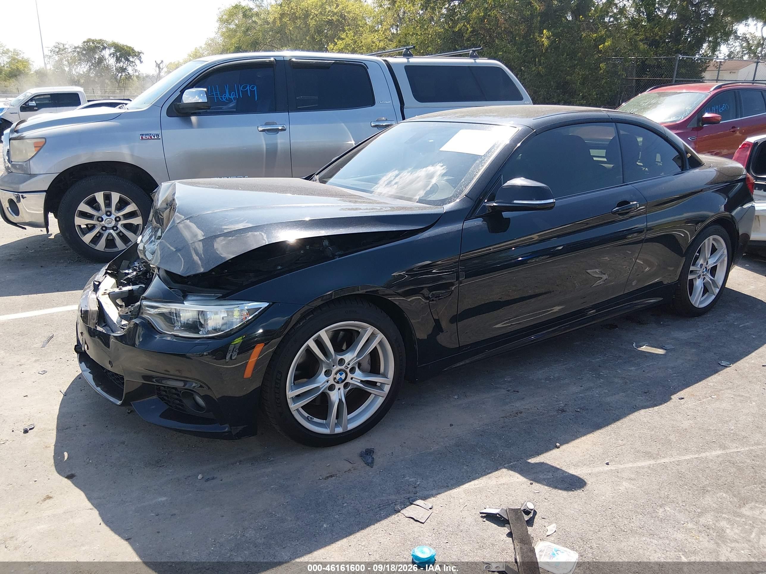 2017 BMW 4er VIN WBA4T9C53H5A14820 IAAI salvage auction — Front End, Salvage (Tennessee), sold $5,600 on 2026-10-08 (photo 2)