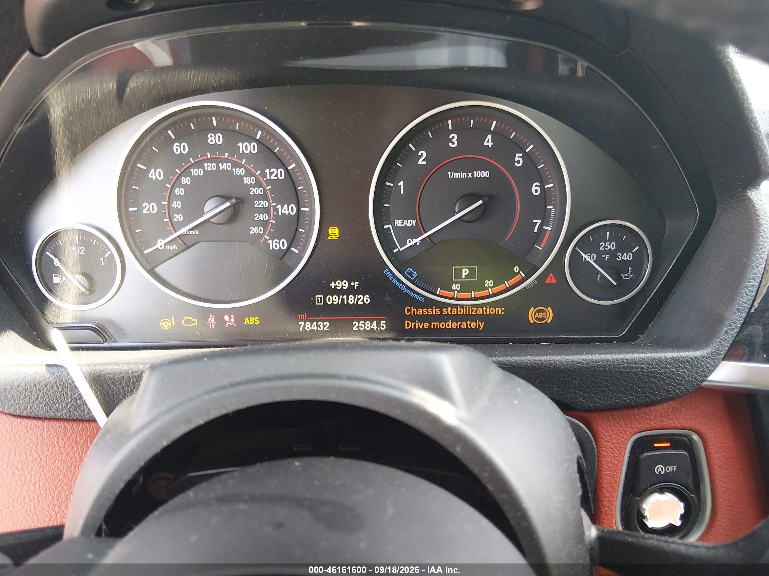 2017 BMW 4er VIN WBA4T9C53H5A14820 IAAI salvage auction — Front End, Salvage (Tennessee), sold $5,600 on 2026-10-08 (photo 7)